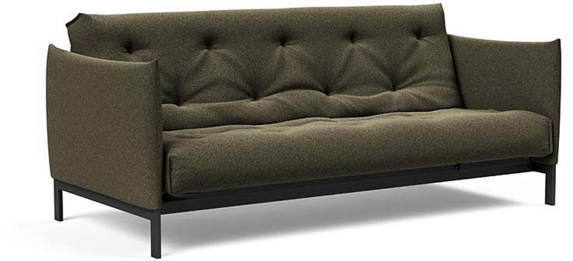 Erleben Sie das Junus 140 Bettsofa Nordic von Innovation Living – modern, funktional und ideal für kleine Räume, für Komfort rund um die Uhr.