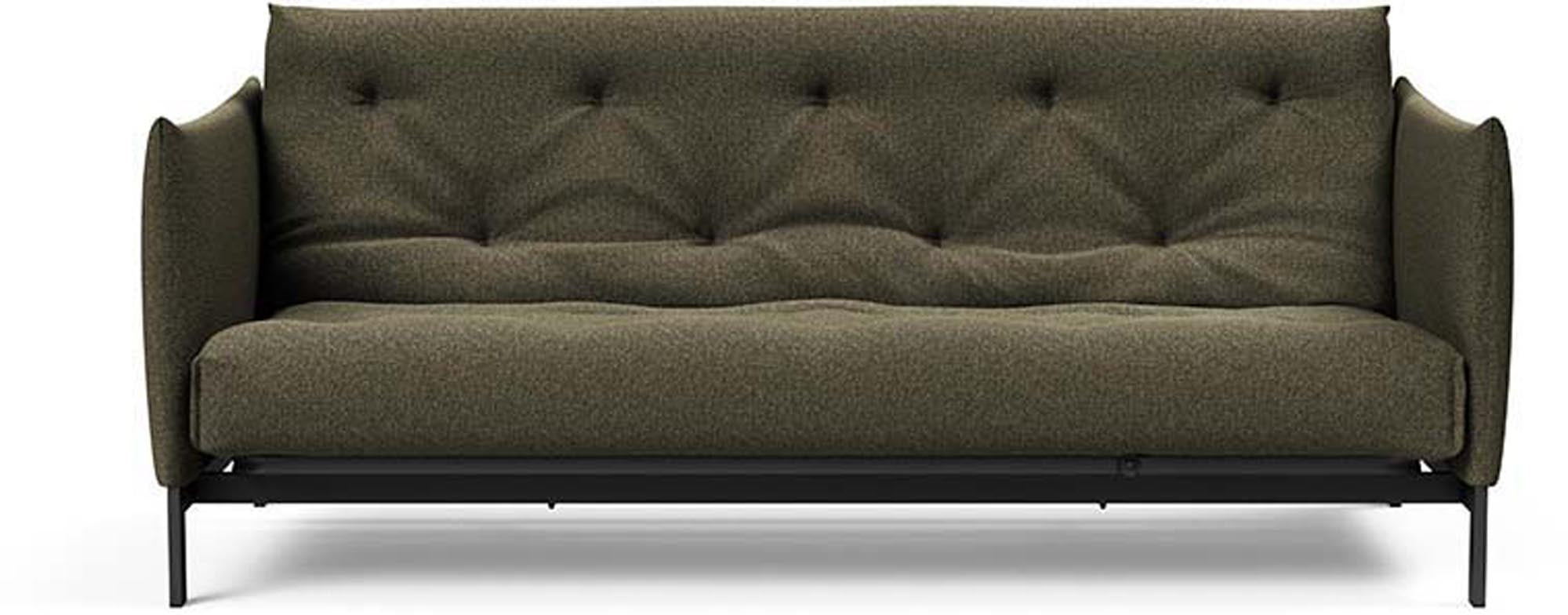 Erleben Sie das Junus 140 Bettsofa Nordic von Innovation Living – modernes Design, langlebiger Latex und hervorragender Schlafkomfort für jede Nacht.