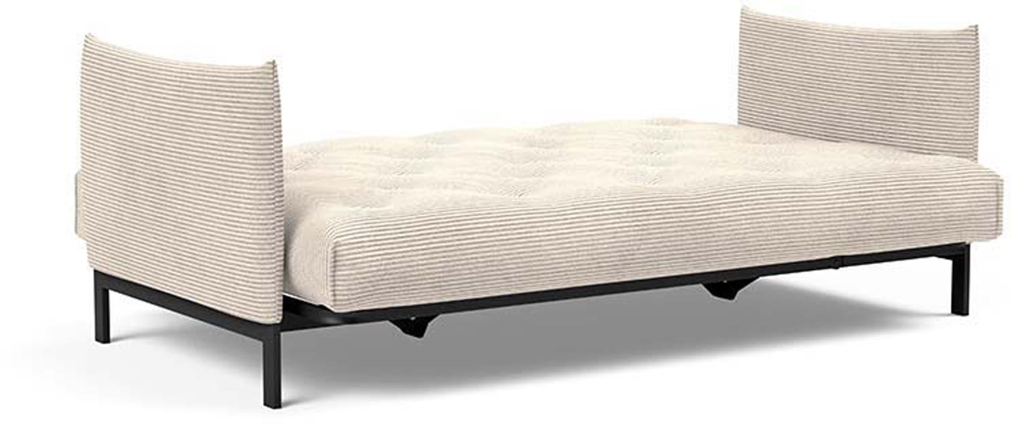 Erleben Sie das Junus 140 Bettsofa Nordic von Innovation Living – modernes Design, langlebiger Latex und hervorragender Schlafkomfort für jede Nacht.