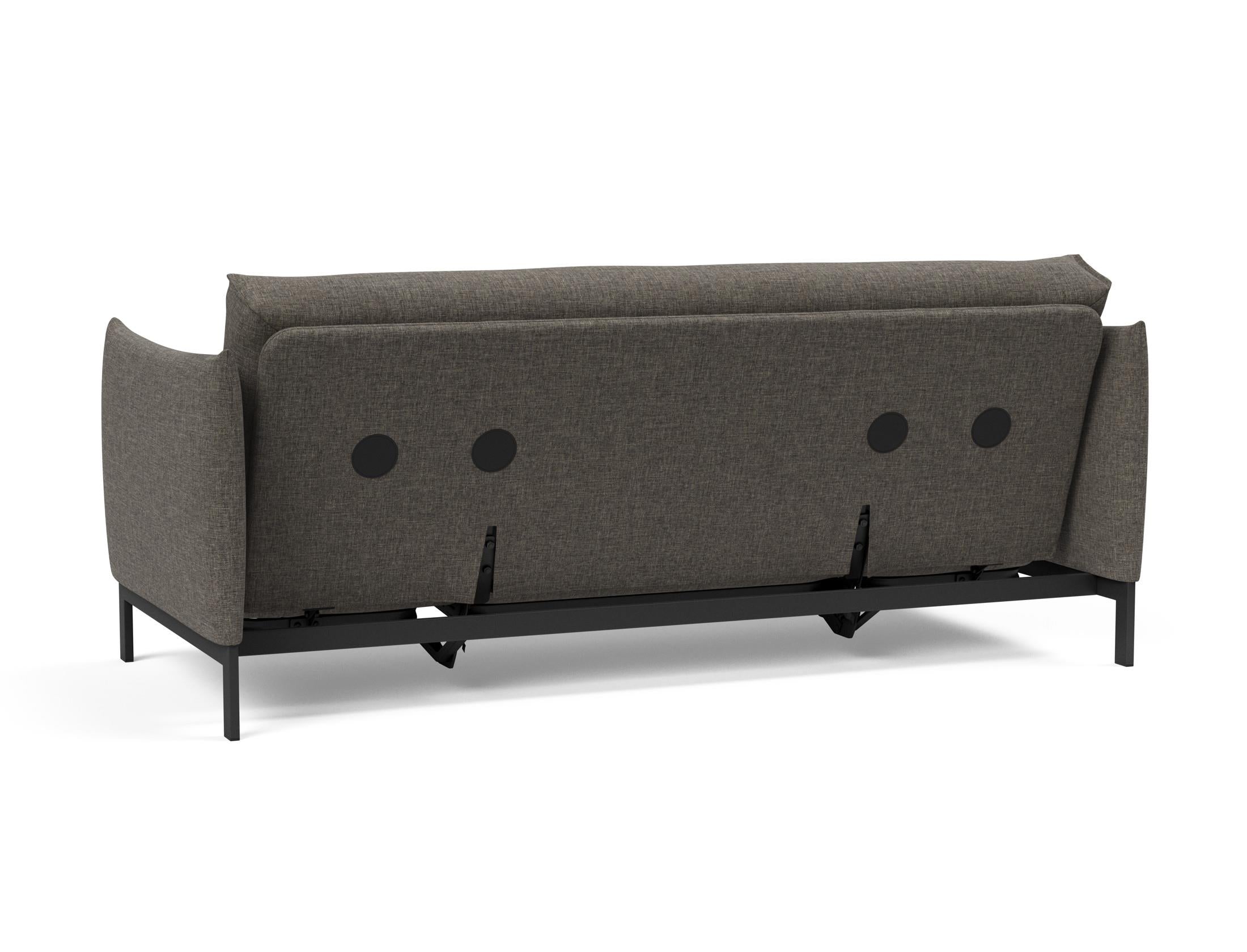 Erleben Sie das Junus 140 Bettsofa Nordic von Innovation Living – eine elegante Lösung für Schlafen und Entspannen in jedem Raum.
