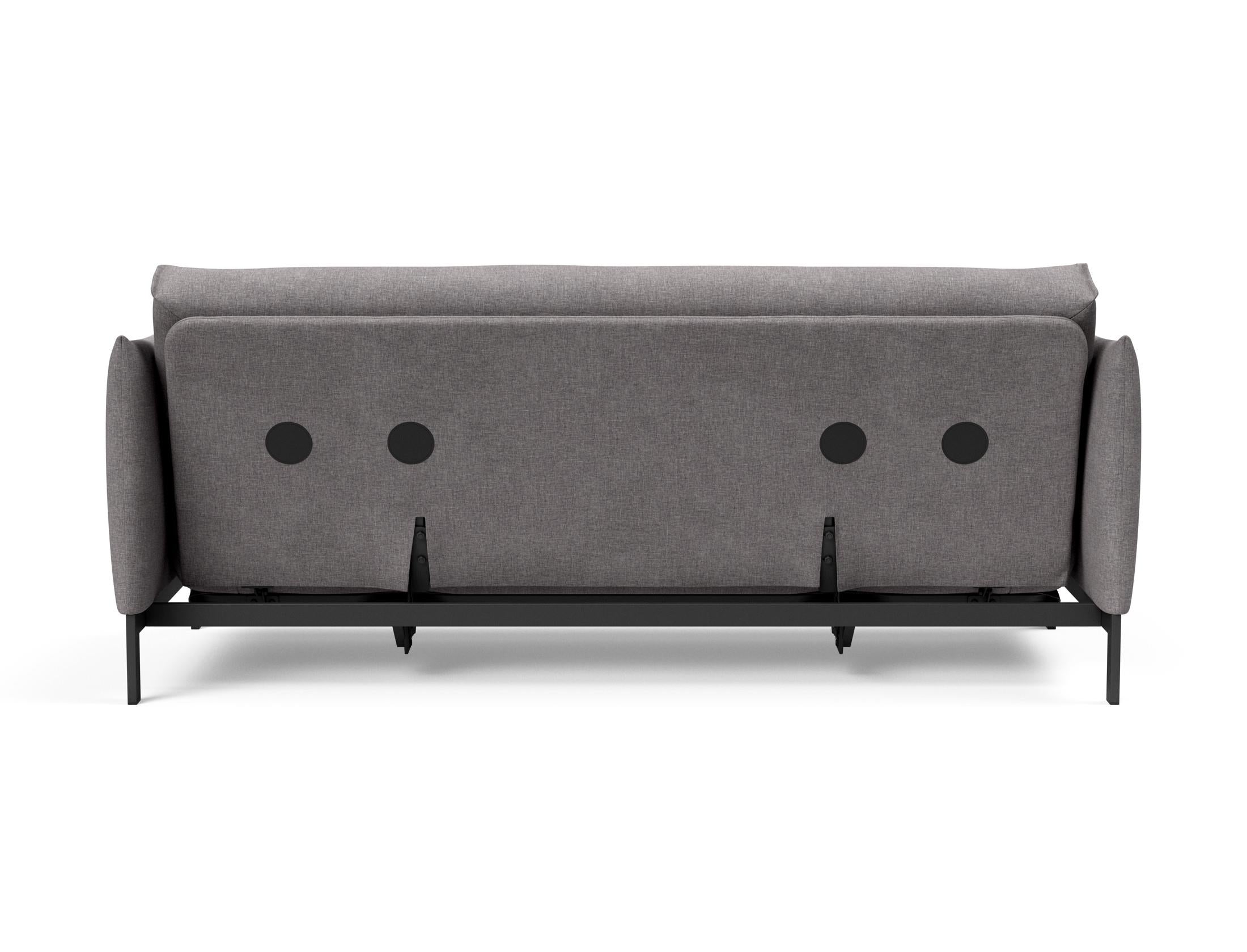 Erleben Sie das Junus 140 Bettsofa Nordic: modernes skandinavisches Design, erstklassige Federkernmatratze und vielseitige Nutzung für Ihr Zuhause.