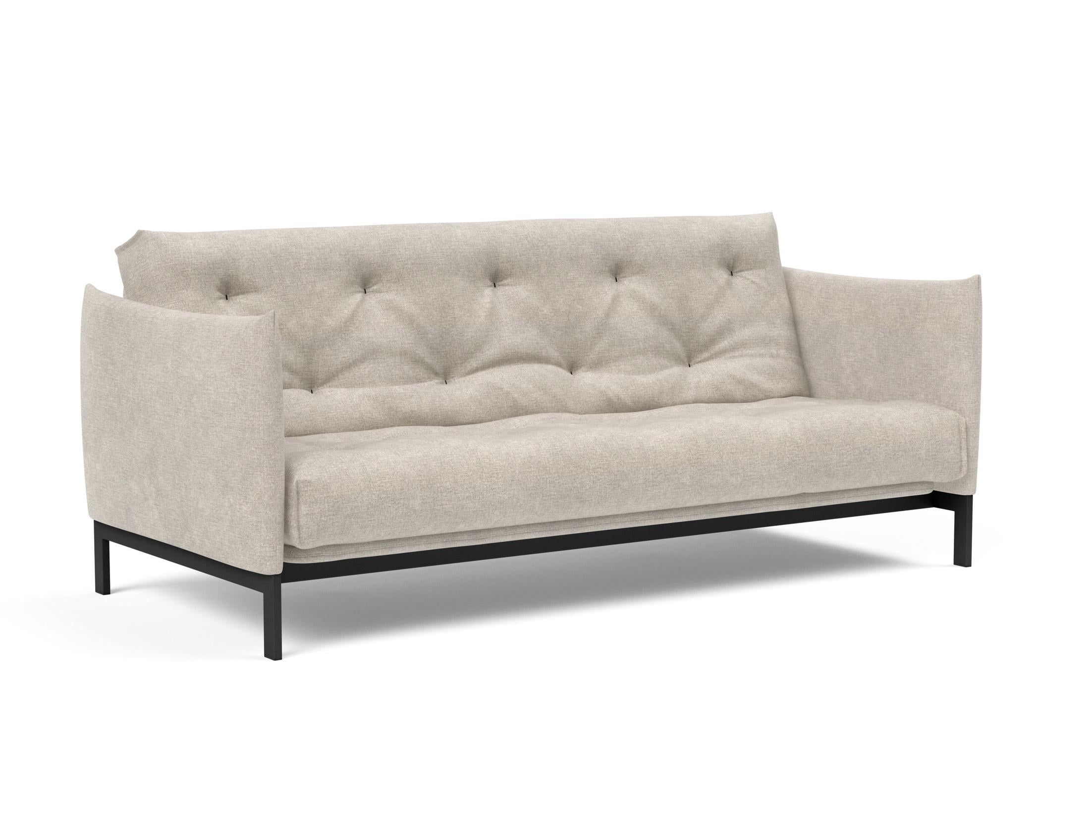 Erleben Sie das Junus 140 Bettsofa Nordic: Elegantes Design, erstklassige Federkernmatratze und vielseitige Nutzung für Ihr Zuhause.