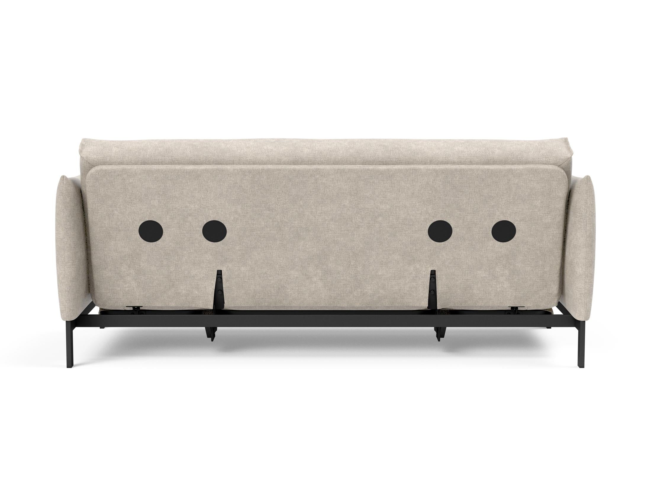 Erleben Sie das Junus 140 Bettsofa Nordic: Elegantes Design, erstklassige Federkernmatratze und vielseitige Nutzung für Ihr Zuhause.
