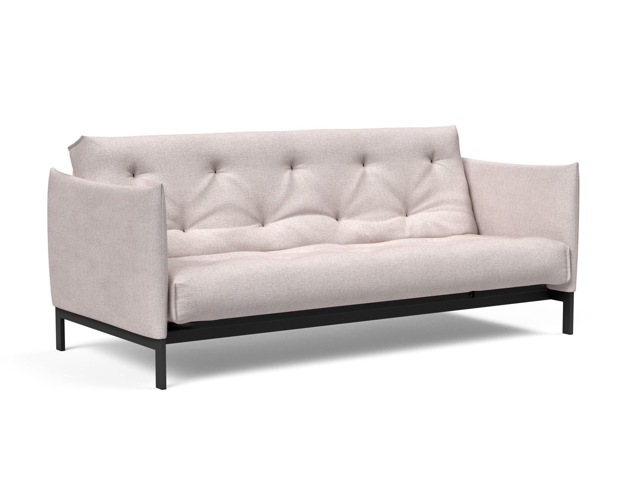 Erleben Sie das Junus 140 Bettsofa Nordic: Elegantes Design, erstklassige Federkernmatratze und vielseitige Nutzung für Ihr Zuhause.