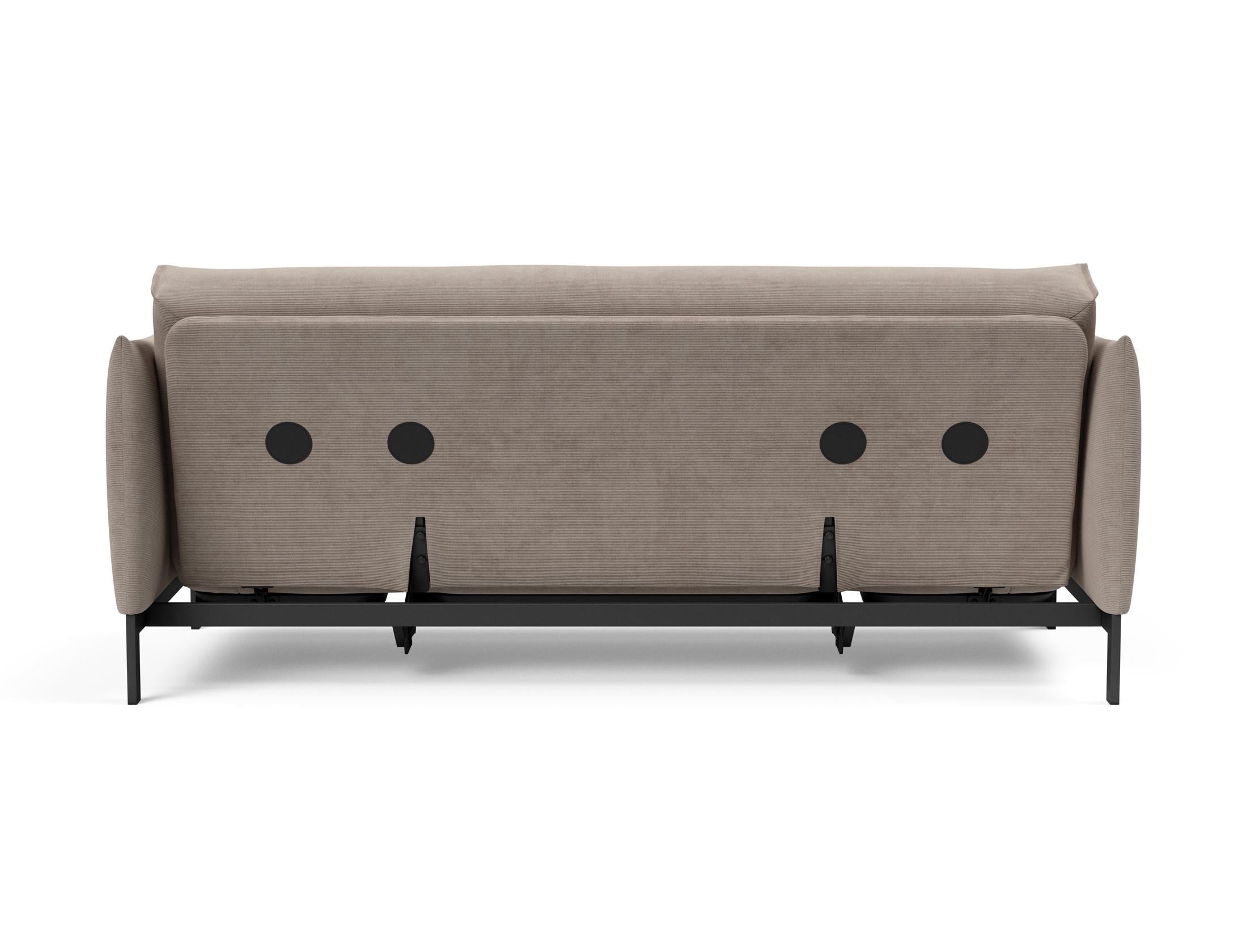 Entdecken Sie das Junus 140 Bettsofa Nordic Soft Spring von Innovation Living – stilvolles Design trifft auf erstklassigen Schlafkomfort für Ihr Zuhause.