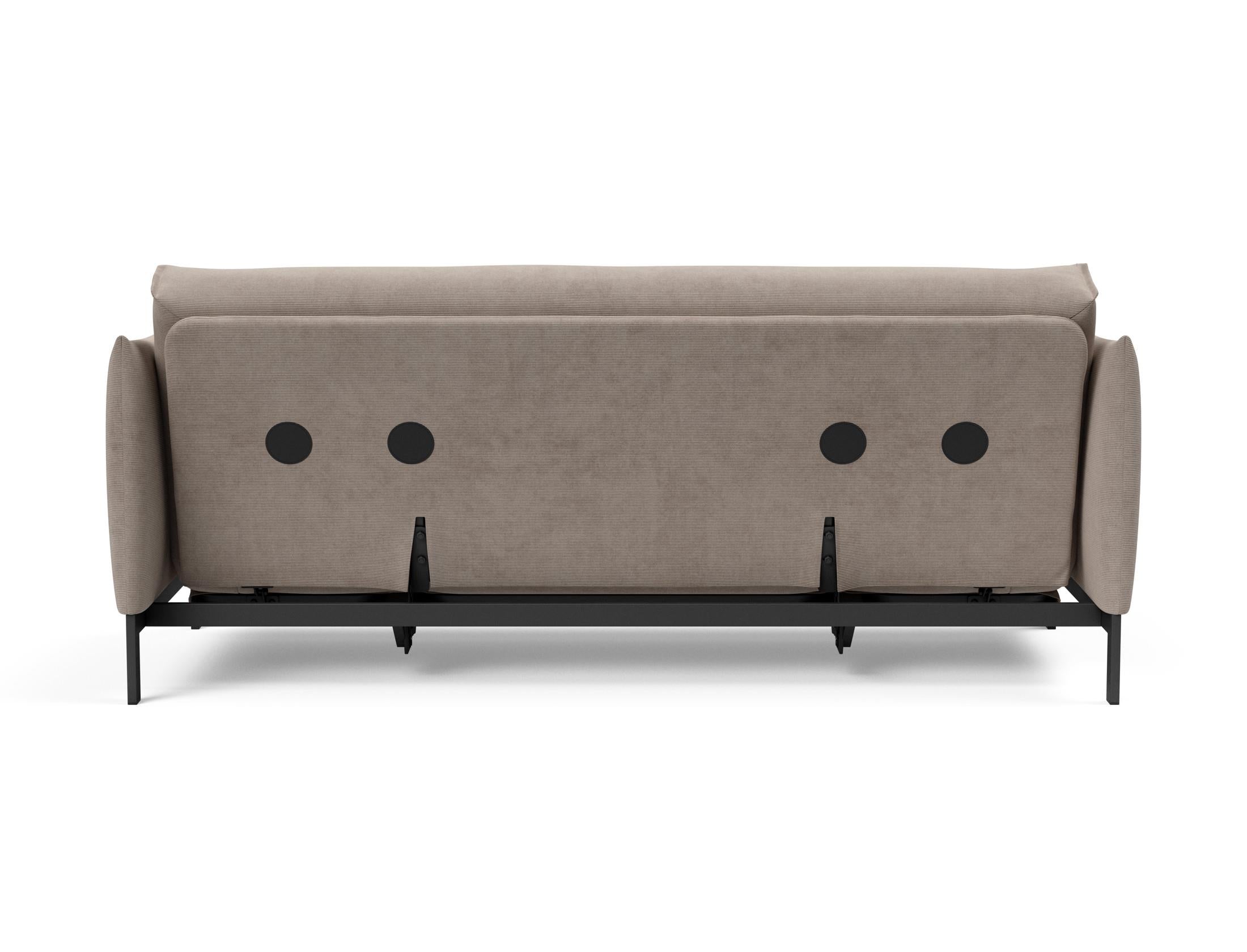 Erleben Sie das Junus 140 Bettsofa Nordic: Elegantes Design, erstklassige Federkernmatratze und vielseitige Nutzung für Ihr Zuhause.