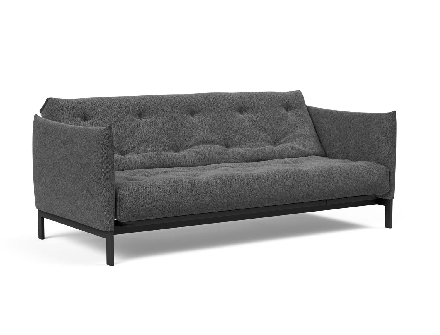 Entdecken Sie das Junus 140 Bettsofa Nordic von Innovation Living – ein elegantes, funktionales Sofa, das sich mühelos in ein bequemes Bett verwandelt.