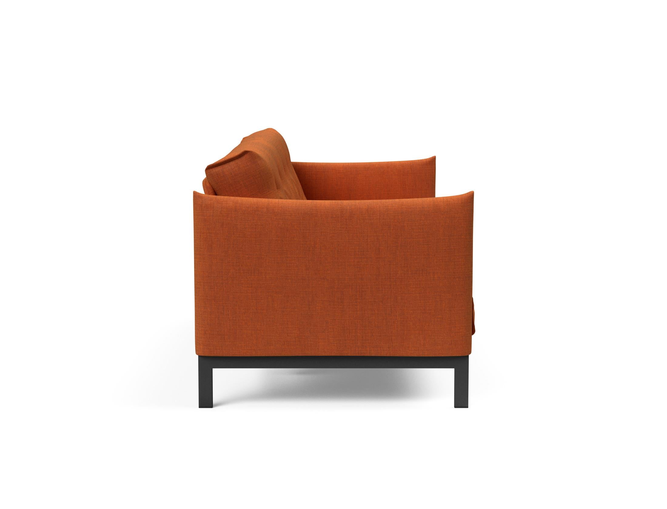Erleben Sie das Junus 140 Bettsofa Nordic Soft Spring von Innovation Living – eine perfekte Kombination aus modernem Stil und hohem Schlafkomfort.