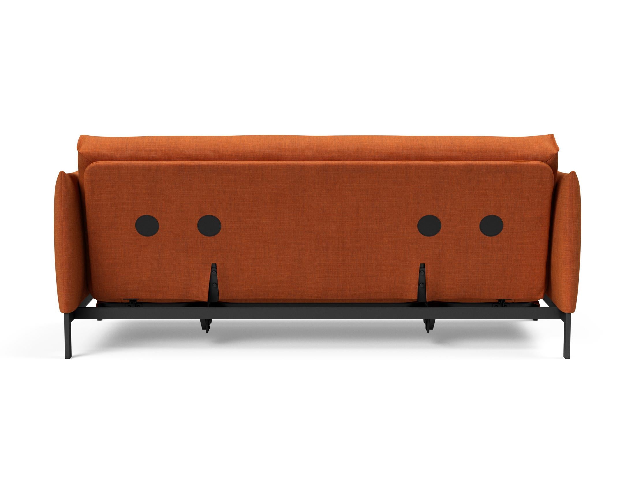 Erleben Sie das Junus 140 Bettsofa Nordic: Elegantes Design, erstklassige Federkernmatratze und vielseitige Nutzung für Ihr Zuhause.