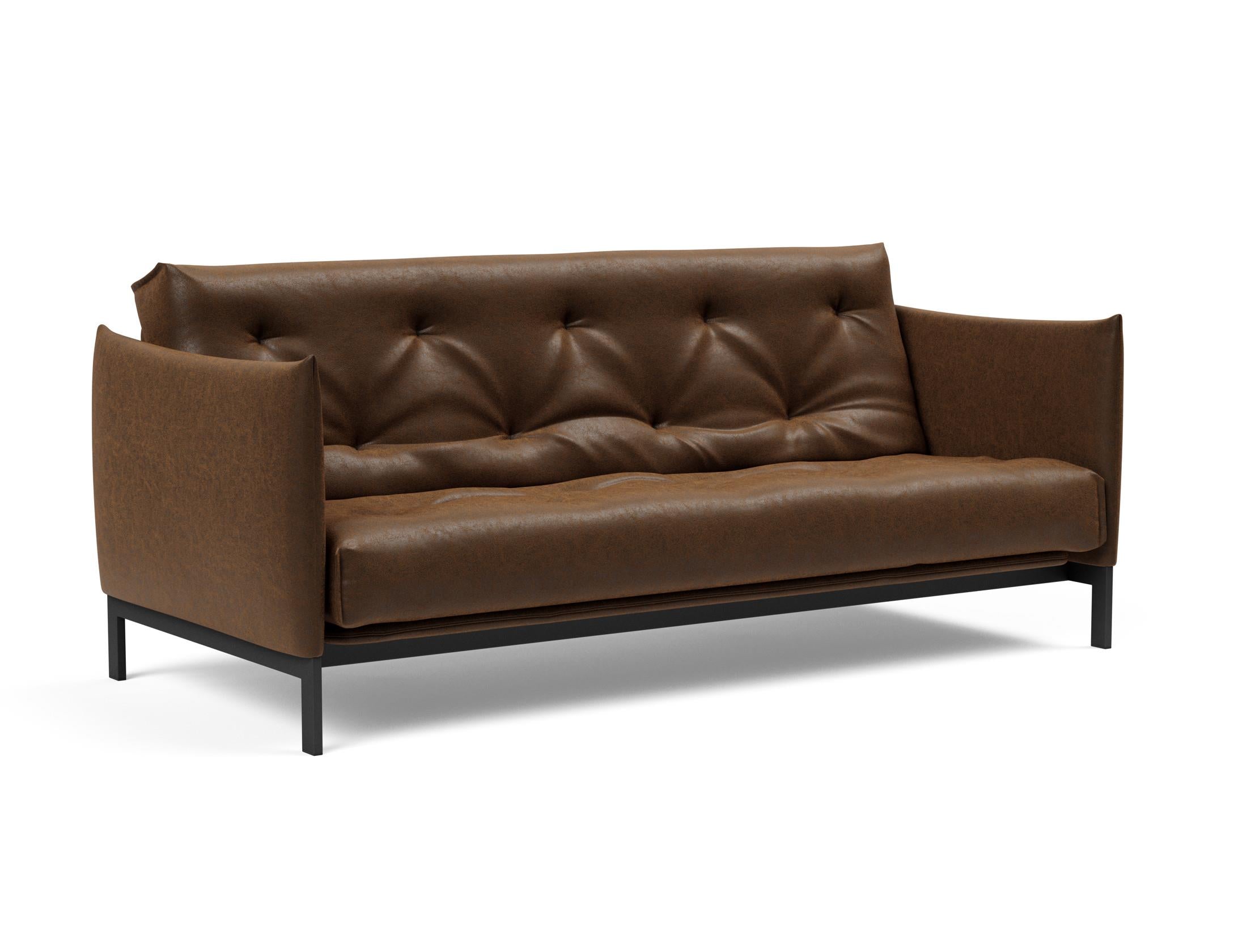Erleben Sie das Junus 140 Bettsofa Nordic: Elegantes Design, erstklassige Federkernmatratze und vielseitige Nutzung für Ihr Zuhause.