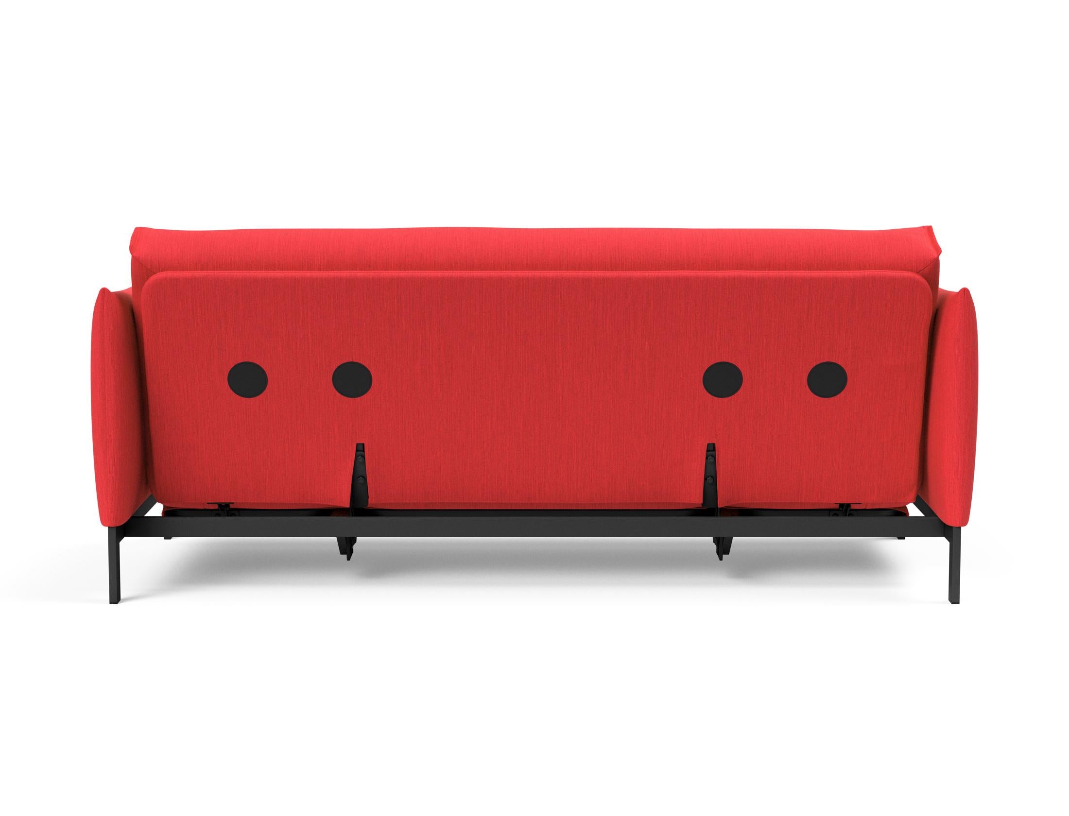 Erleben Sie das Junus 140 Bettsofa Nordic: Elegantes Design, erstklassige Federkernmatratze und vielseitige Nutzung für Ihr Zuhause.