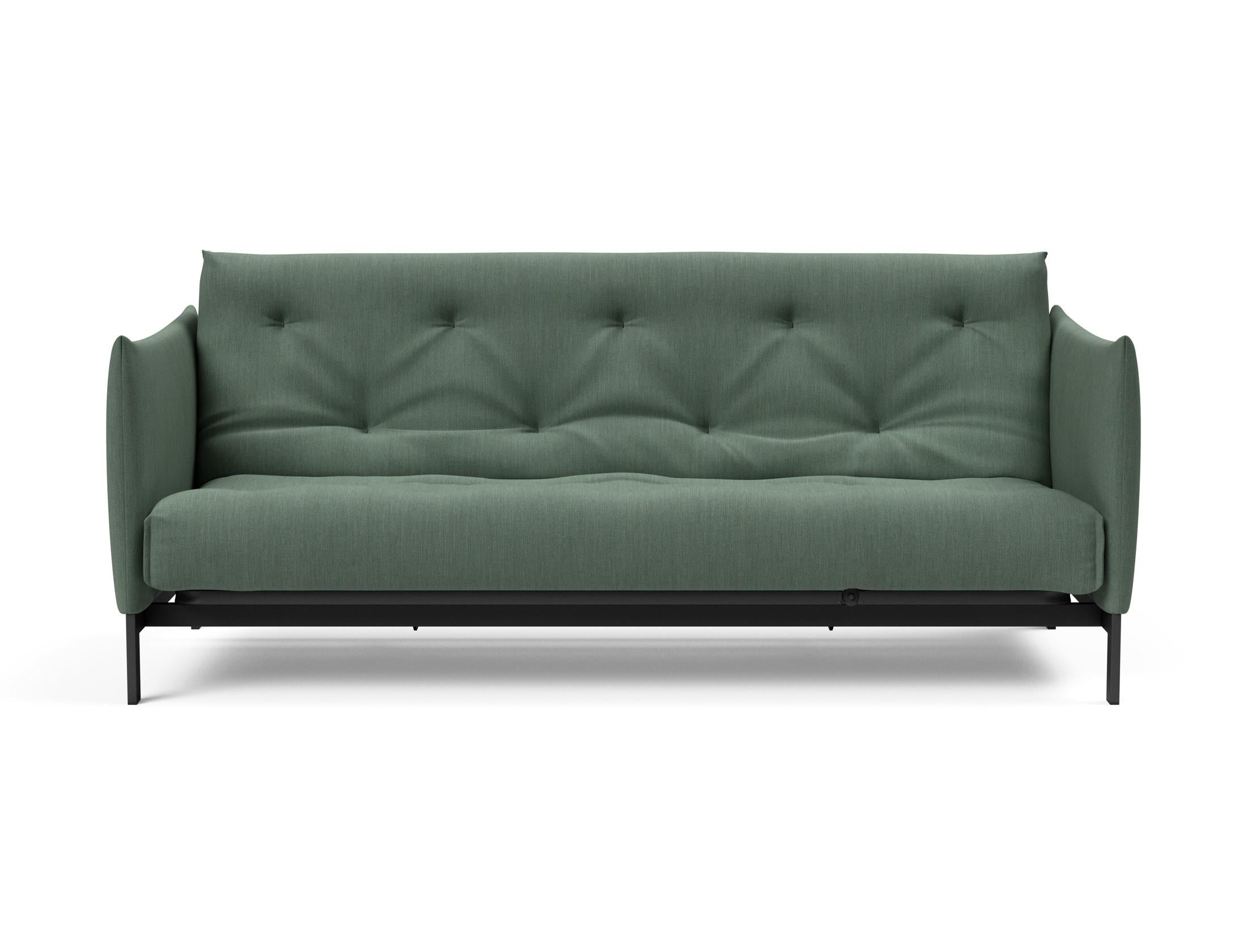 Erleben Sie das Junus 140 Bettsofa Nordic Soft Spring von Innovation Living – eine perfekte Kombination aus modernem Stil und hohem Schlafkomfort.