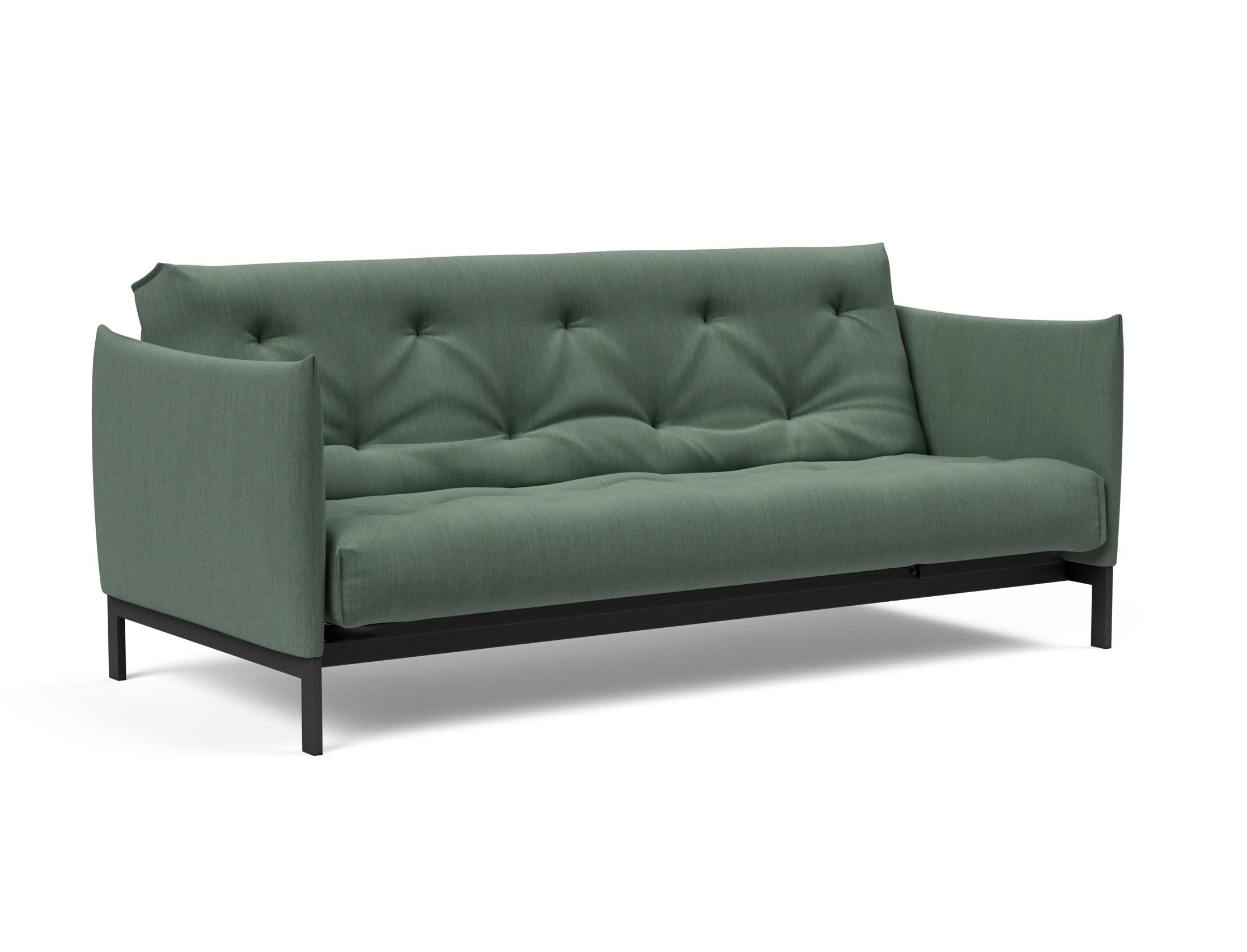 Entdecken Sie das Junus 140 Bettsofa Nordic von Innovation Living – stilvolles Design, flexible Liegepositionen und hochwertige Materialien für besten Komfort.