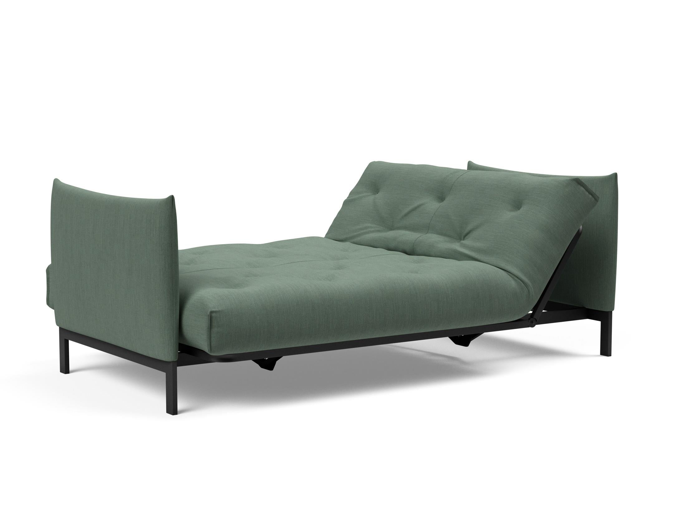 Entdecken Sie das Junus 140 Bettsofa Nordic von Innovation Living: Modernes Design, flexible Liegepositionen und hochwertige Materialien für besten Komfort.