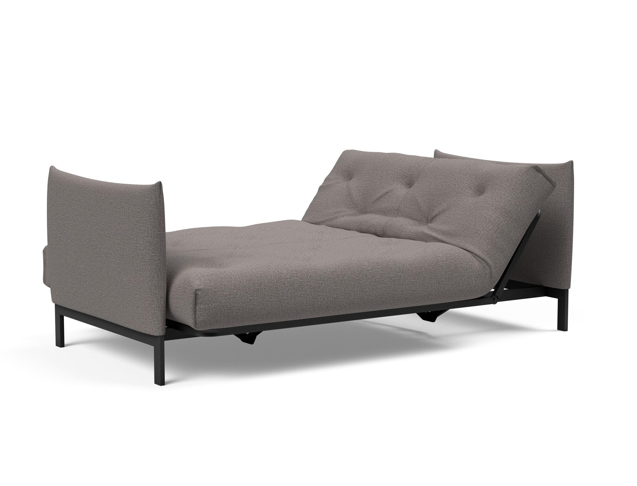 Entdecken Sie das Junus 140 Bettsofa Nordic von Innovation Living: Eleganz, Funktionalität und individuelle Matratzenoptionen für jeden Raum.