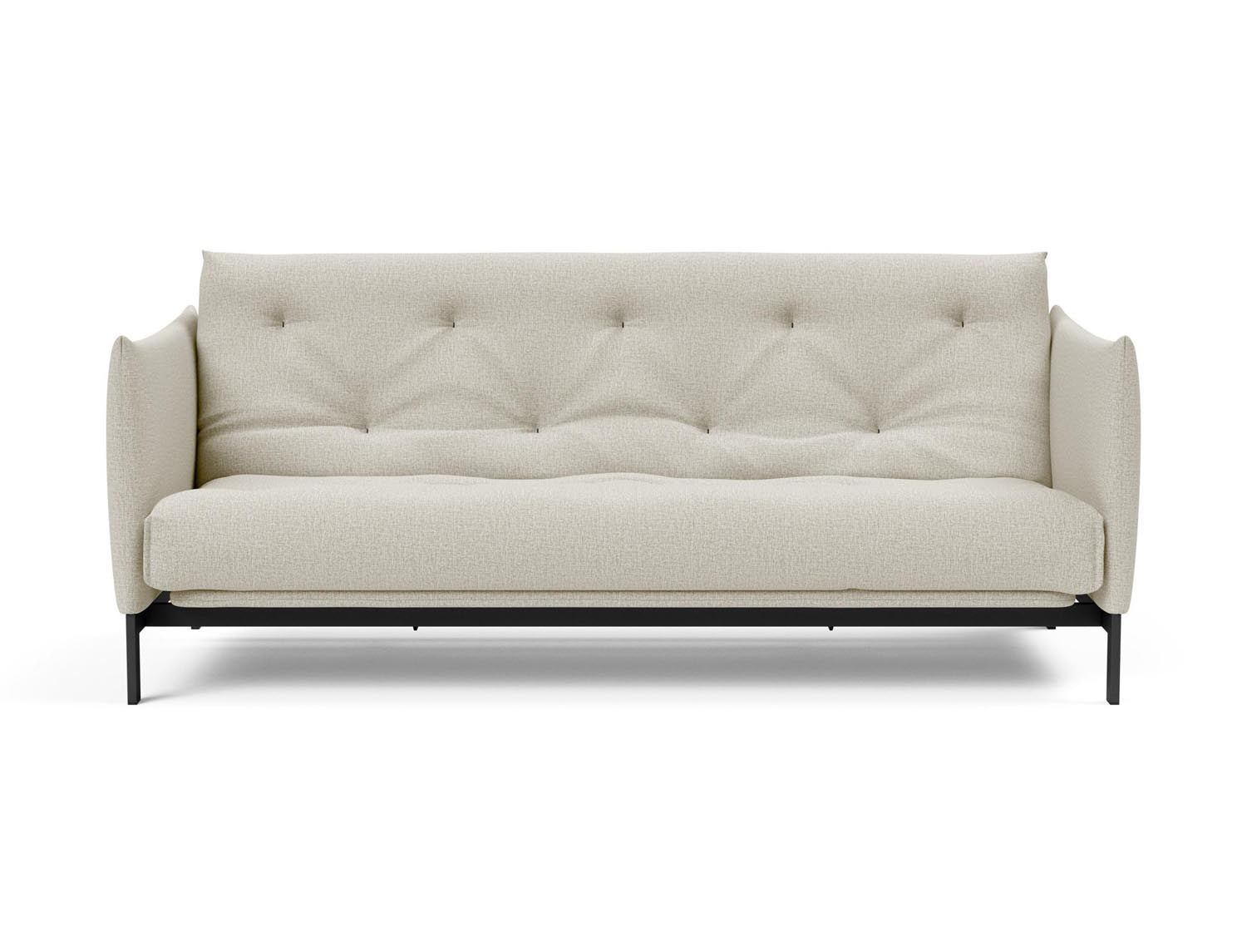 Junus 140 Bettsofa Nordic mit Soft Spring Bezug, elegantes Design, vielseitig einsetzbar und komfortabel für Schlaf und Entspannung.