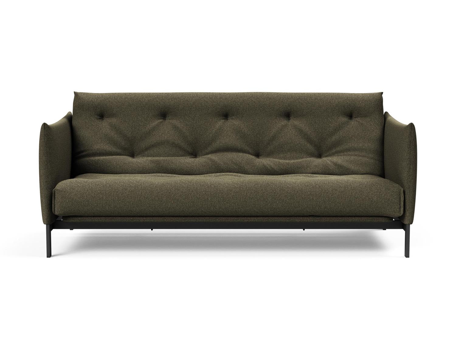 Modernes Junus 140 Bettsofa im Nordic-Design, perfekt für kompakte Wohnräume, vereint Komfort und stilvolle Eleganz.
