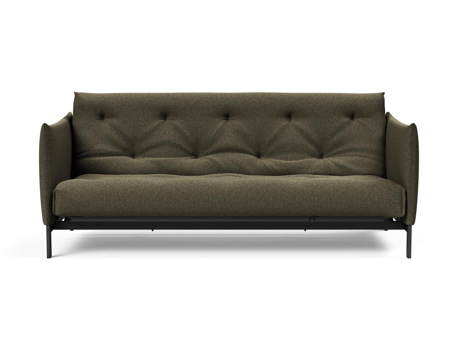Elegantes Junus 140 Bettsofa im skandinavischen Design, ausgestattet mit einem komfortablen Soft Spring Bezug für entspannte Stunden.
