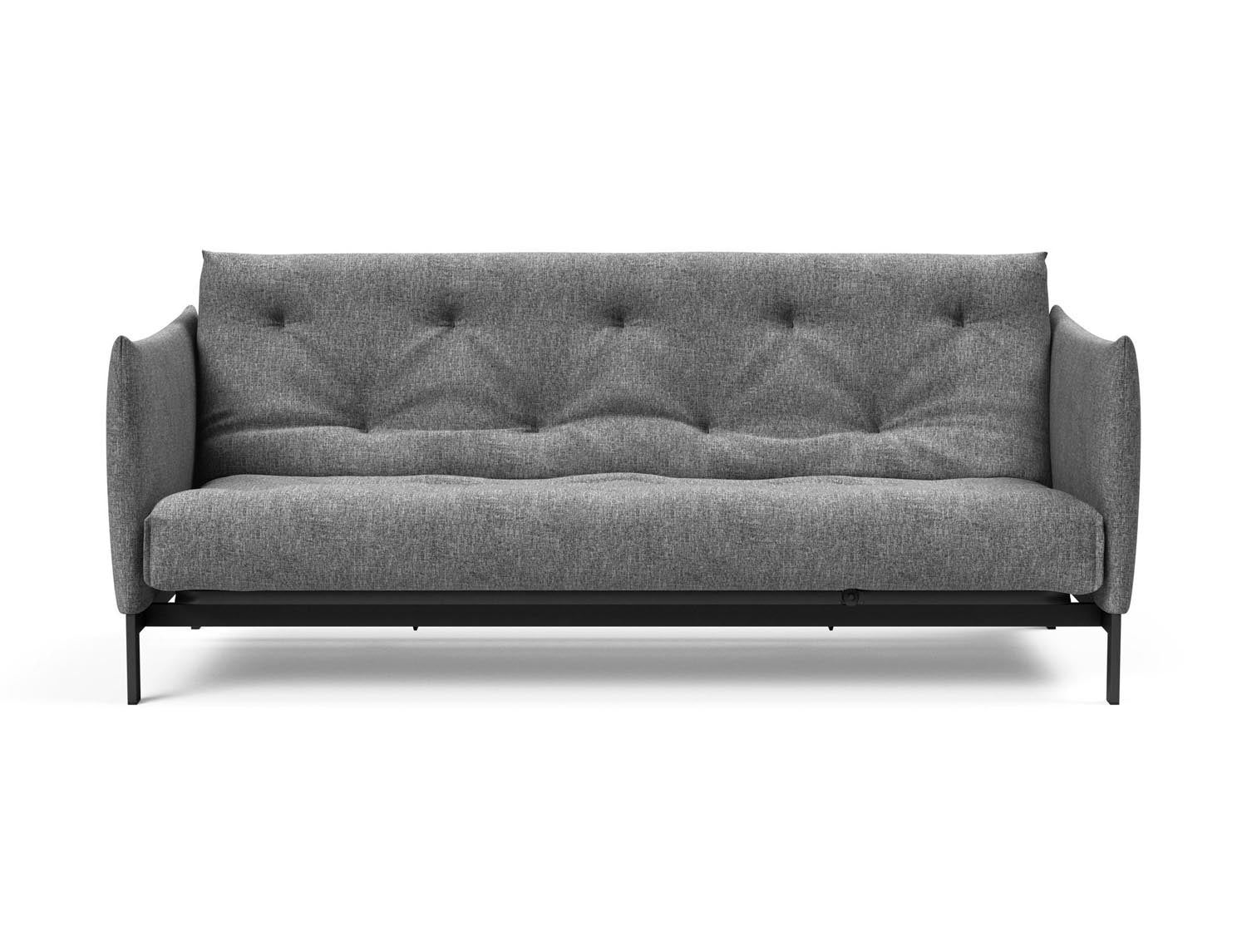 Modernes Junus 140 Bettsofa im Nordic Design, perfekt für kompakte Wohnräume, vereint Funktionalität und eleganten Komfort.