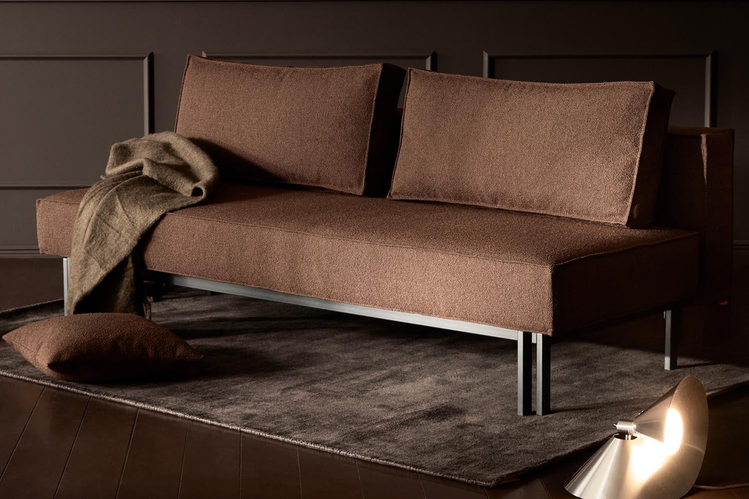 Das Sly Schlafsofa von Innovation Living vereint modernes Design mit Funktionalität – ideal für kleine Räume und gemütliche Nächte.