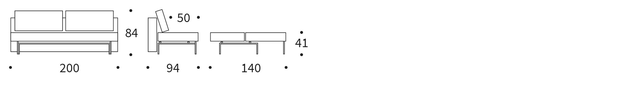 Erleben Sie das Sly Schlafsofa von Innovation Living – ein elegantes Möbelstück, das Komfort und modernes Industriedesign vereint.