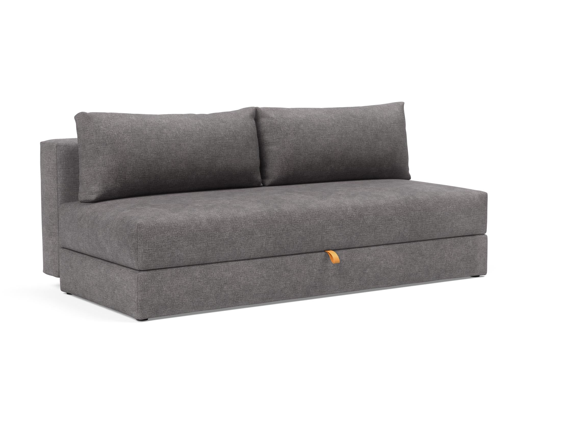 Osvald Sofabett 150: Elegantes Schlafsofa mit integriertem Stauraum. Ideal für kleine Räume und gemütliche Nächte. Funktional und modern.