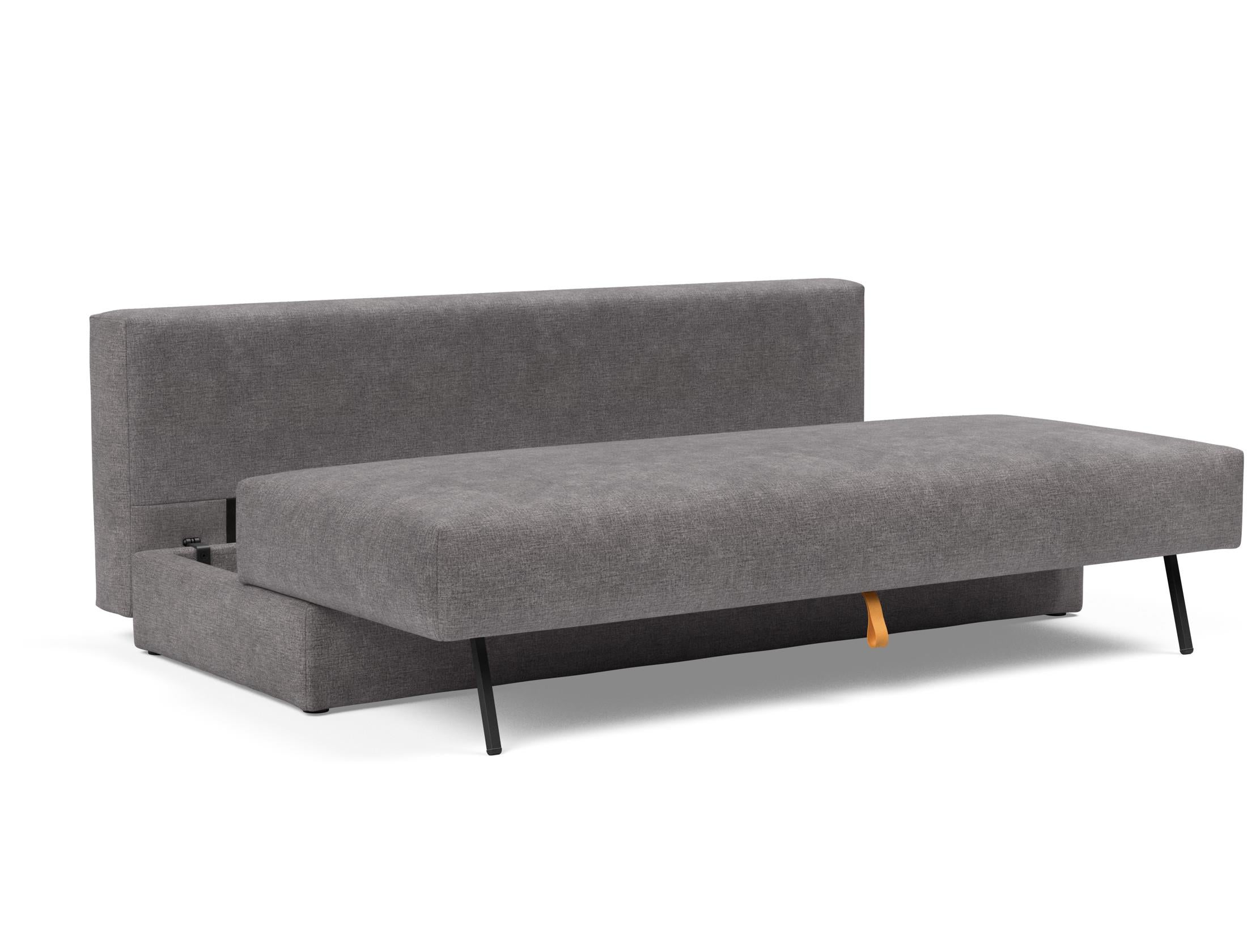 Osvald Sofabett 150: Modernes Schlafsofa mit integriertem Stauraum. Ideal für kleine und große Räume, schnell und bequem umwandelbar.