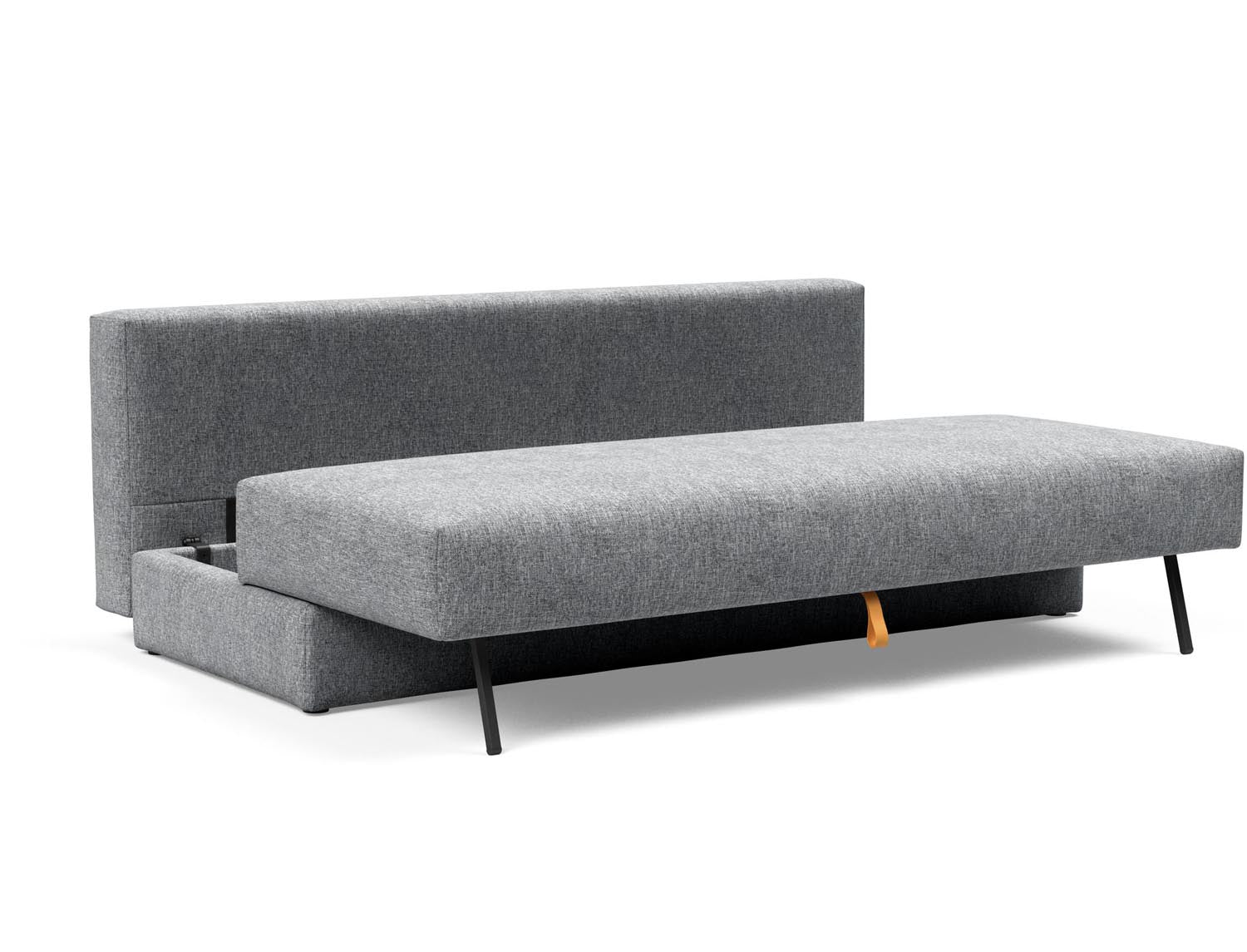 Osvald Sofabett 150: Elegantes Schlafsofa mit praktischem Stauraum. Ideal für kompakte Wohnräume, verwandelt sich schnell in ein gemütliches Bett.