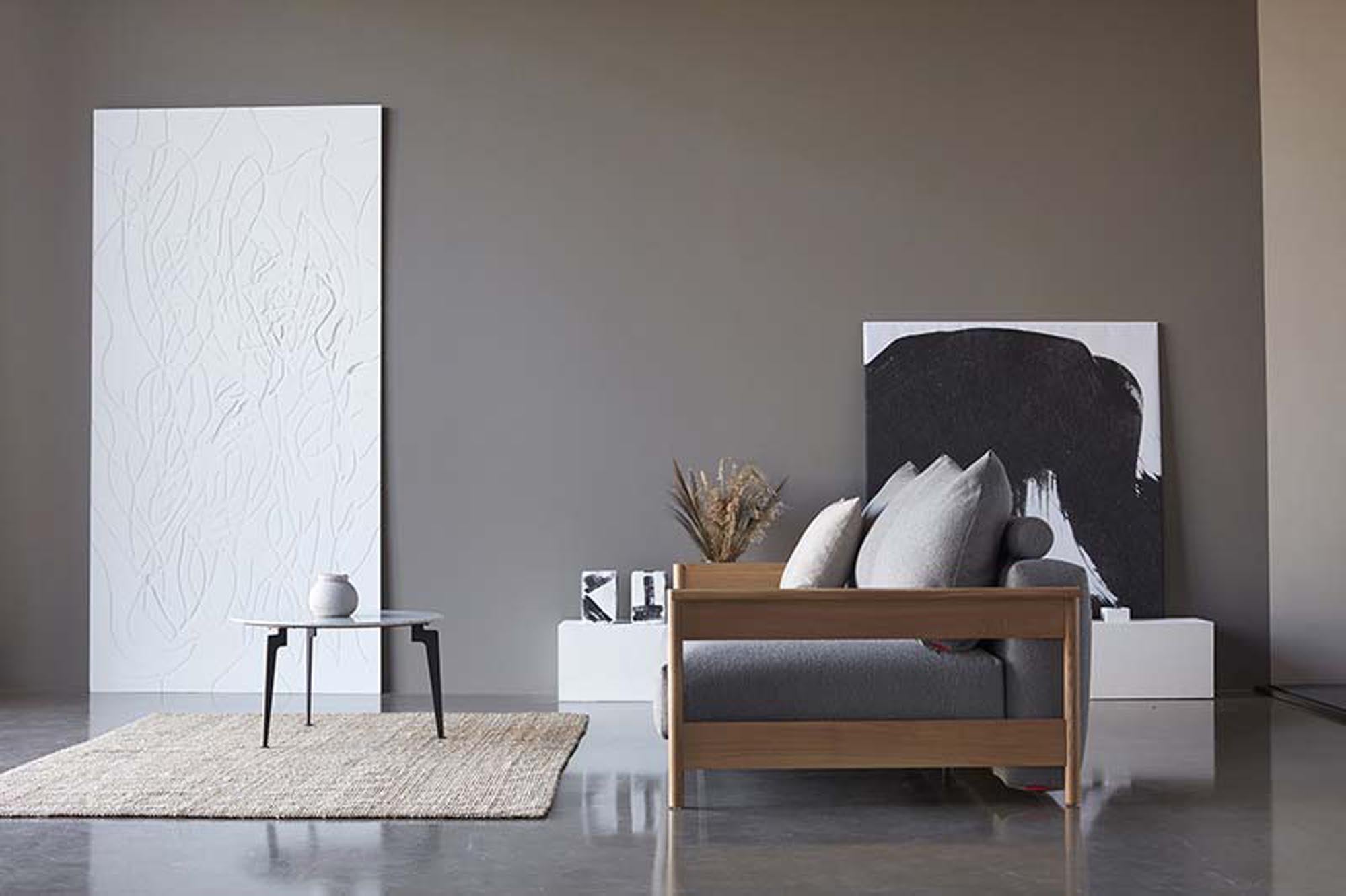 Malloy Sofabett 150: Stilvolles Schlafsofa mit cleverem Faltmechanismus, perfekt für kompakte Wohnräume und entspannende Nächte.