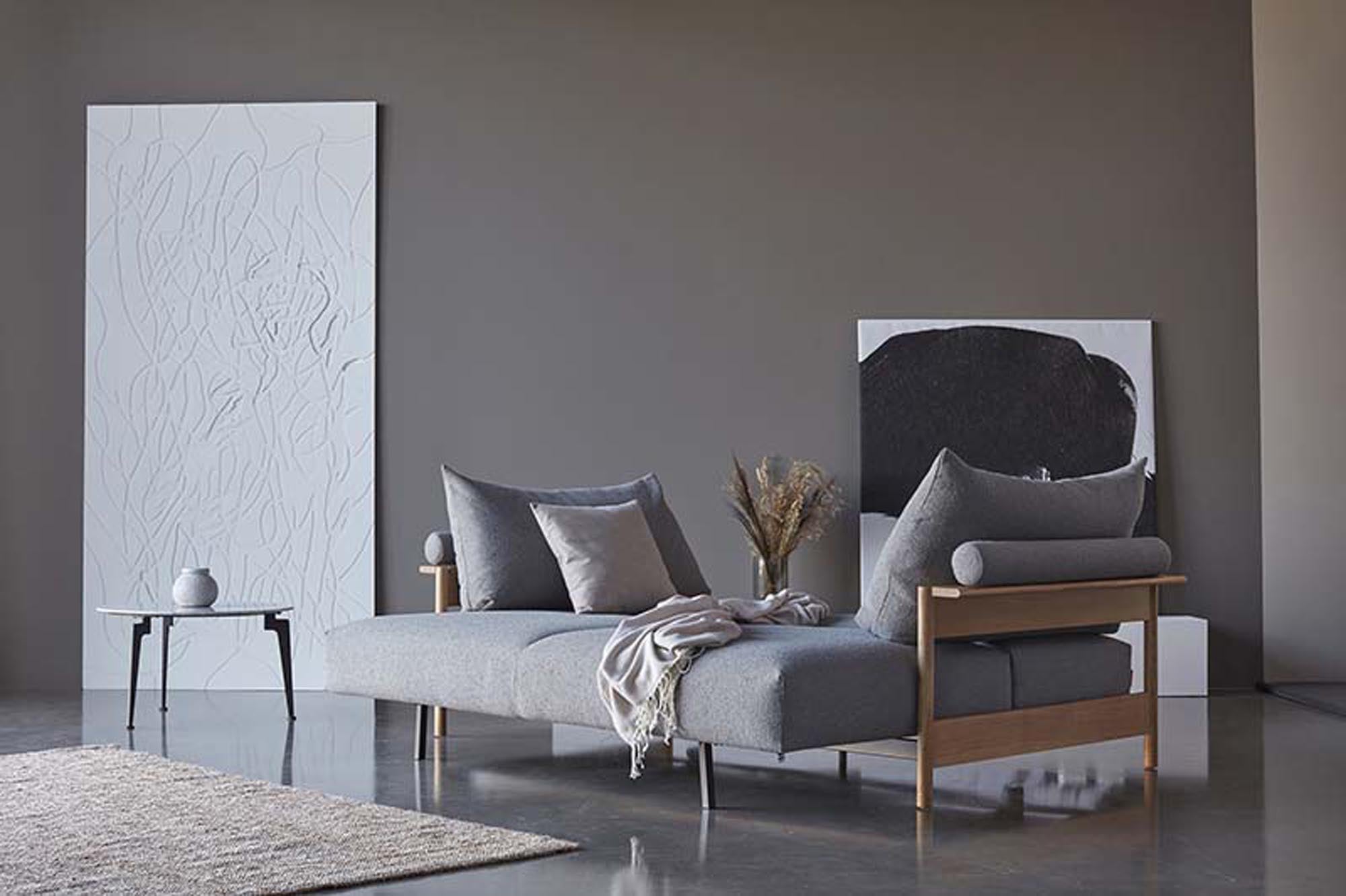 Malloy Sofabett 150: Stilvolles Schlafsofa mit cleverem Faltmechanismus, perfekt für kompakte Wohnräume und entspannende Nächte.