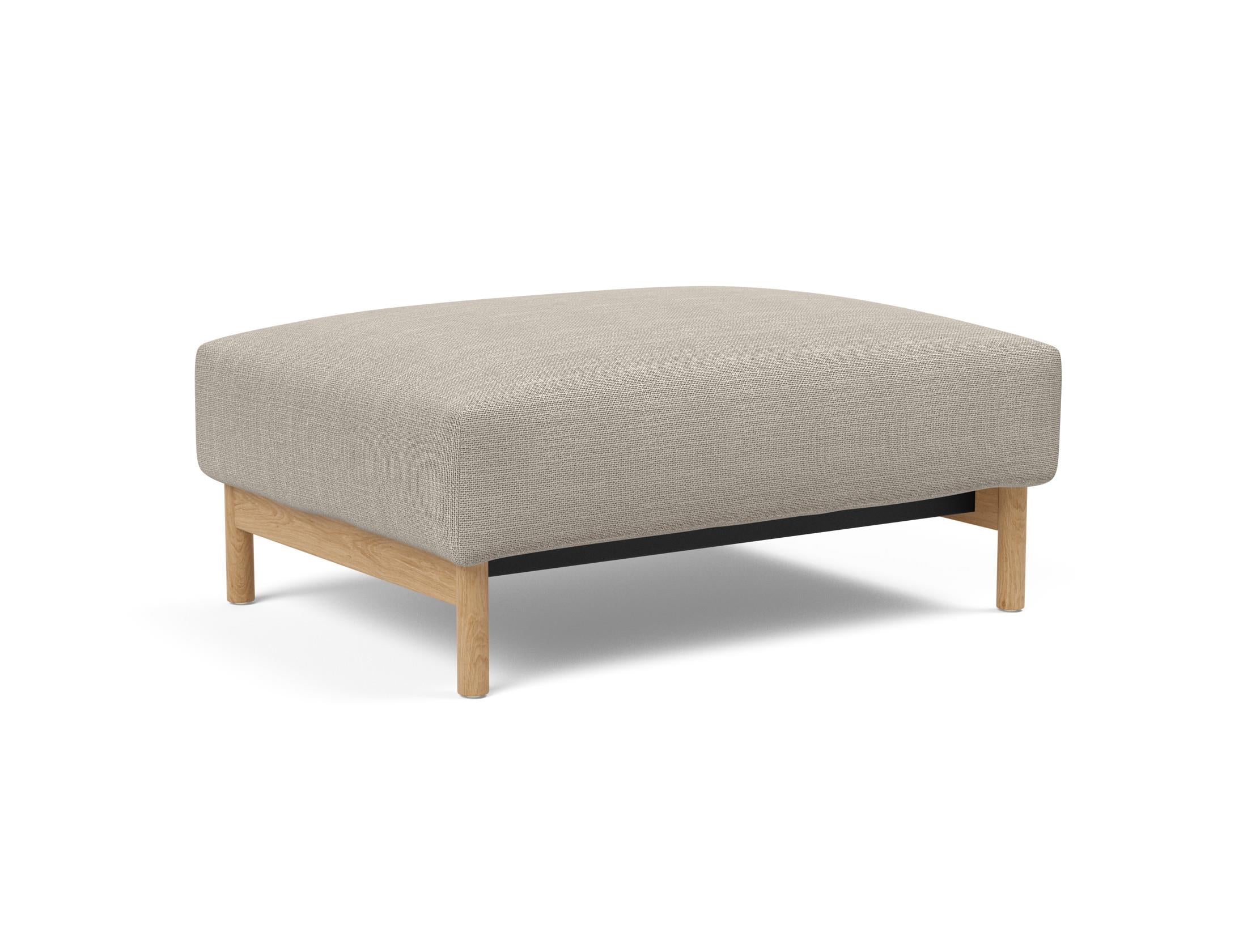 Der Malloy Ottoman von Innovation Living kombiniert stilvolles Design mit Funktionalität. Ideal als zusätzlicher Sitzplatz oder praktischer Tisch.