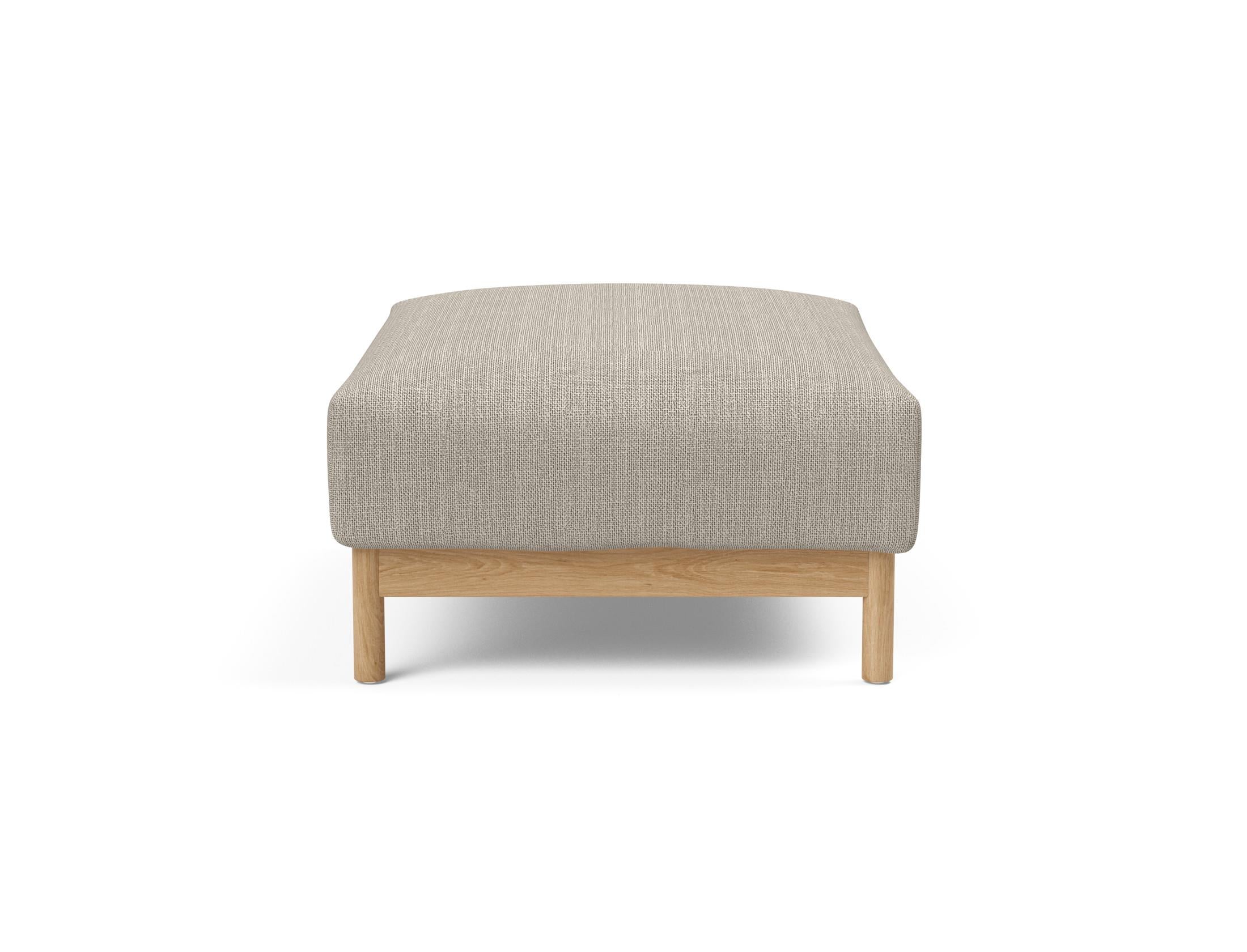 Der Malloy Ottoman von Innovation Living kombiniert stilvolles Design mit Funktionalität. Ideal als zusätzlicher Sitzplatz oder praktischer Tisch.