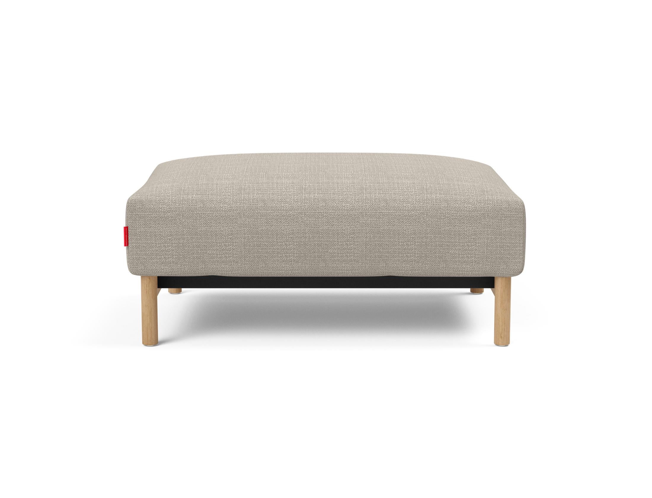 Der Malloy Ottoman von Innovation Living kombiniert stilvolles Design mit Funktionalität. Ideal als zusätzlicher Sitzplatz oder praktischer Tisch.