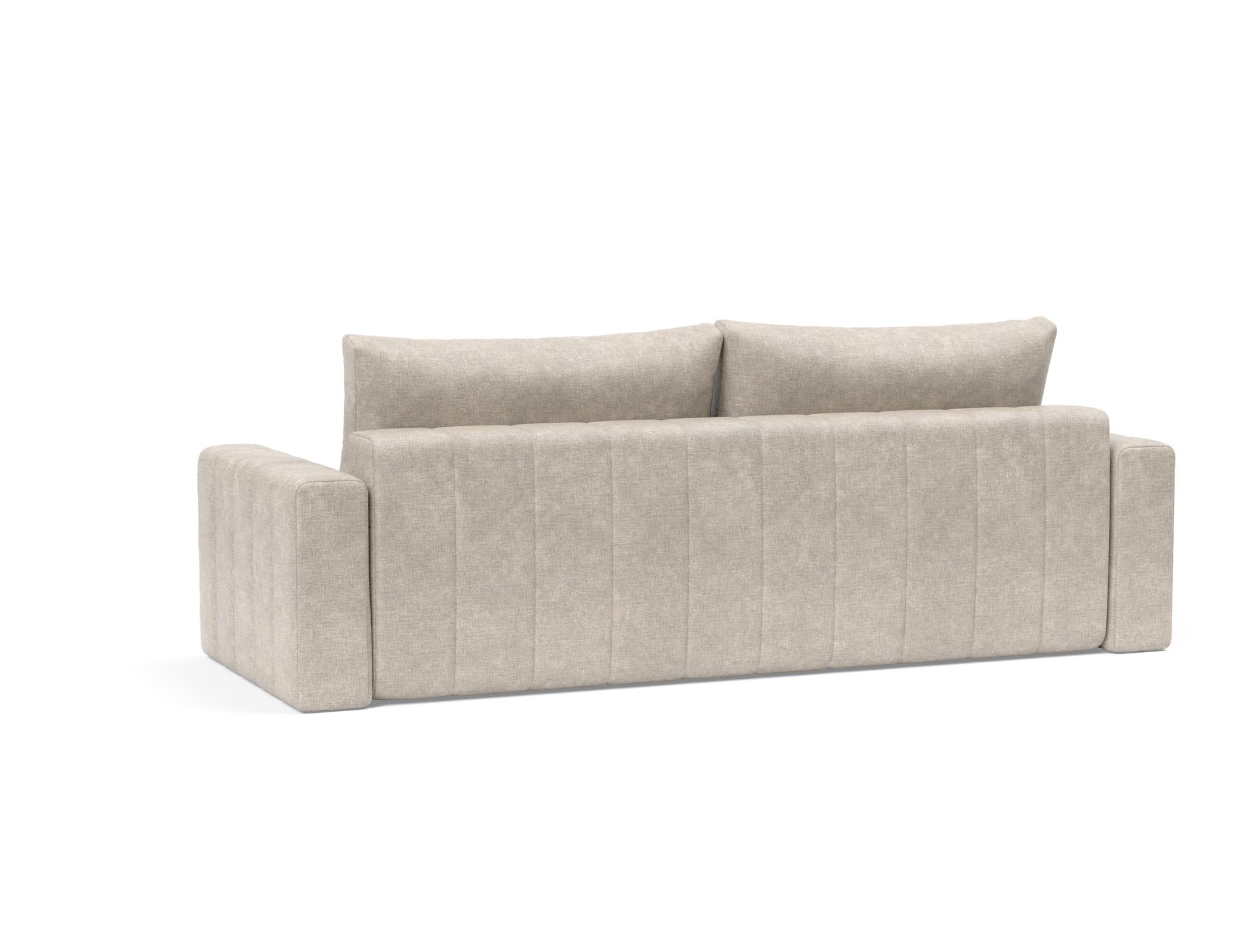 Das Akello Schlafsofa von Innovation Living bietet stilvolle Armlehnen und verwandelt jeden Raum in eine gemütliche Schlafoase.