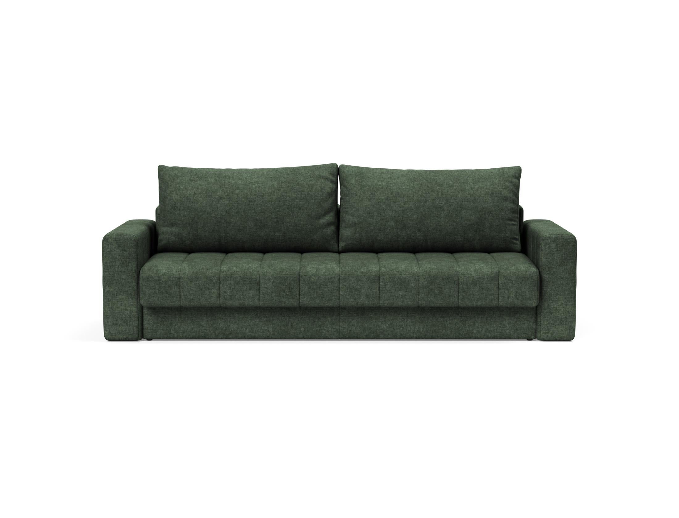 Das Akello Schlafsofa mit Armlehnen von Innovation Living kombiniert modernes Design mit Funktionalität. Perfekt für stilvolle Wohnräume.