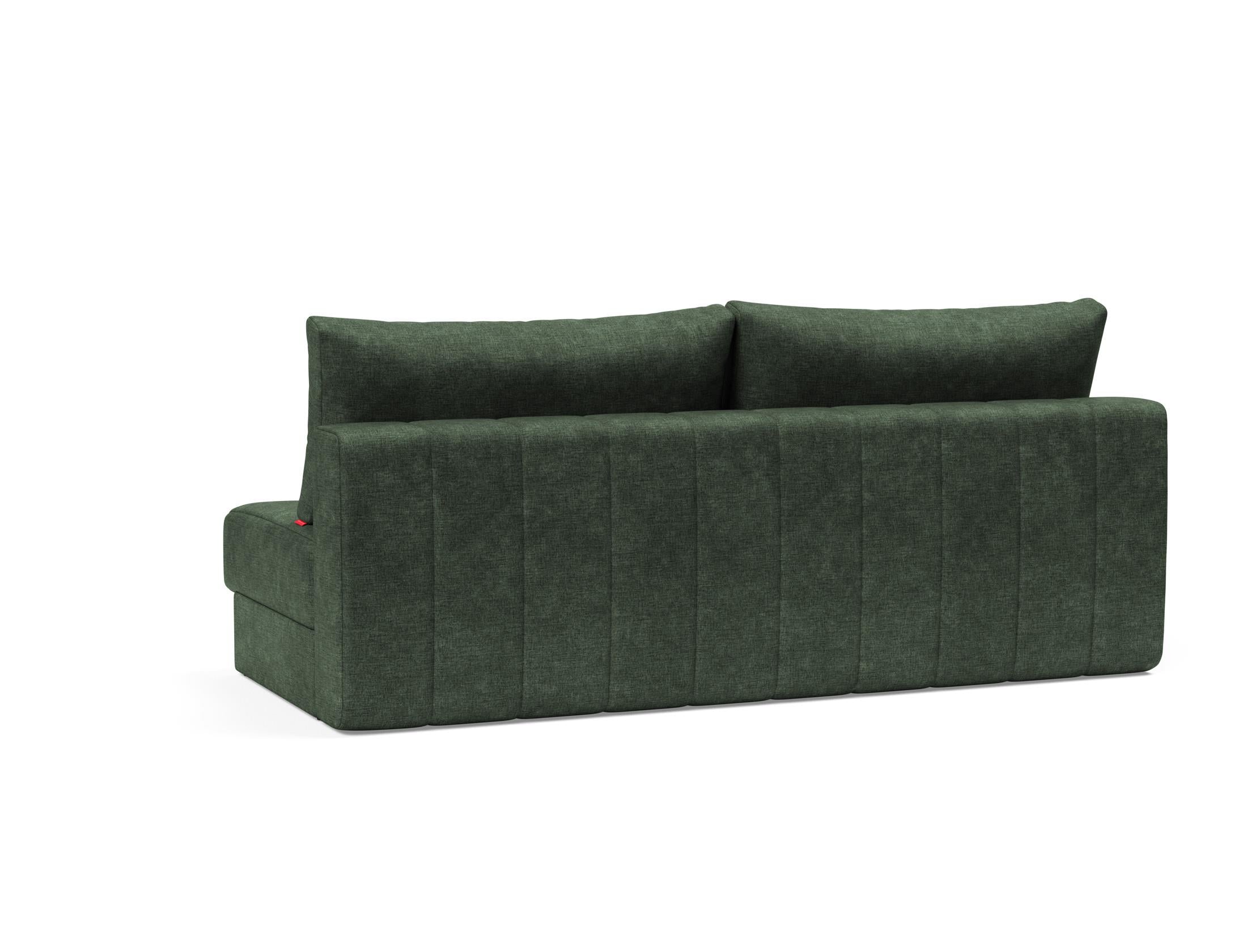 Das Akello Schlafsofa von Innovation Living bietet stilvolle Flexibilität und Komfort, perfekt für moderne Wohnräume und spontane Übernachtungen.