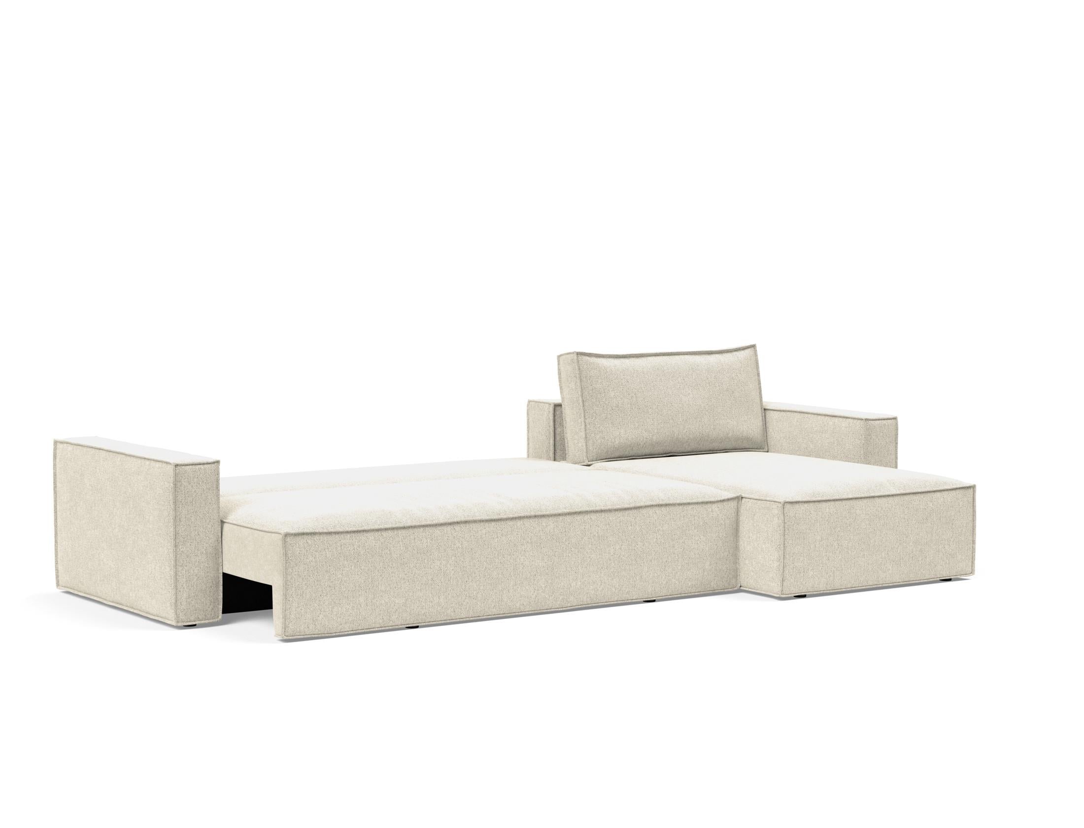 Newilla Bettsofa mit Lounger in 357 Taura Off White präsentiert im Onlineshop von KAQTU Design AG. Bettsofa ist von Innovation Living