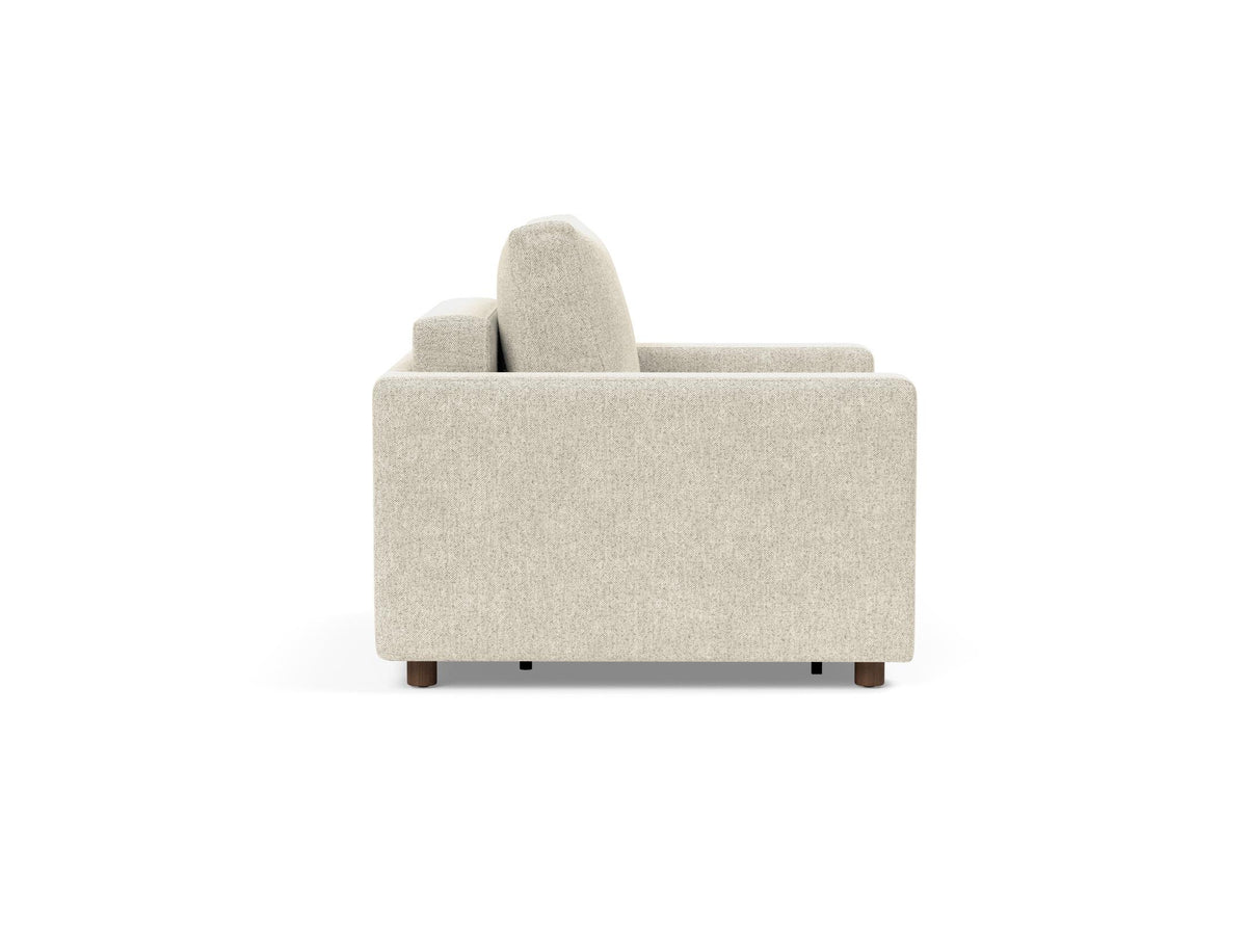 Neah Sessel mit Standard Armlehnen in 357 Taura Off White präsentiert im Onlineshop von KAQTU Design AG. Sessel ist von Innovation Living