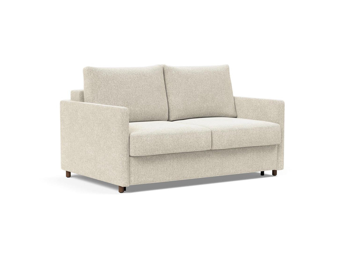 Neah 140 Schlafsofa mit Slim Armlehnen in 357 Taura Off White präsentiert im Onlineshop von KAQTU Design AG. Bettsofa ist von Innovation Living