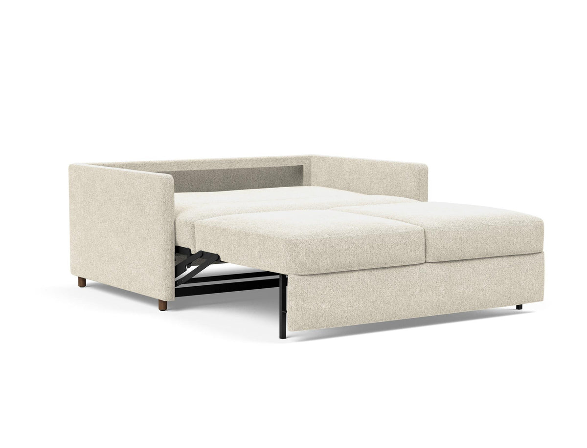 Neah 140 Schlafsofa mit Slim Armlehnen in 357 Taura Off White präsentiert im Onlineshop von KAQTU Design AG. Bettsofa ist von Innovation Living