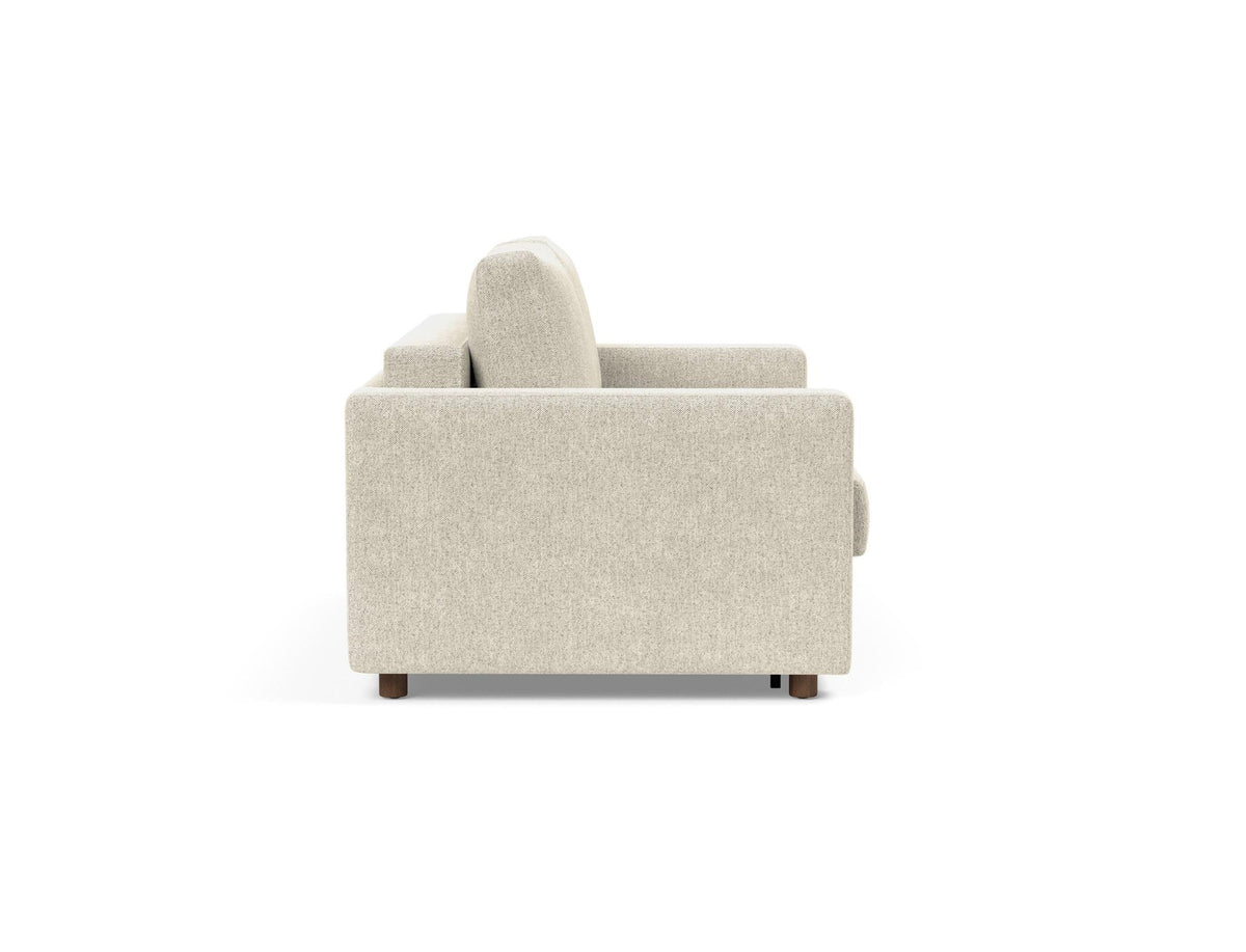 Neah 140 Schlafsofa mit Standard Armlehnen in 357 Taura Off White präsentiert im Onlineshop von KAQTU Design AG. Bettsofa ist von Innovation Living