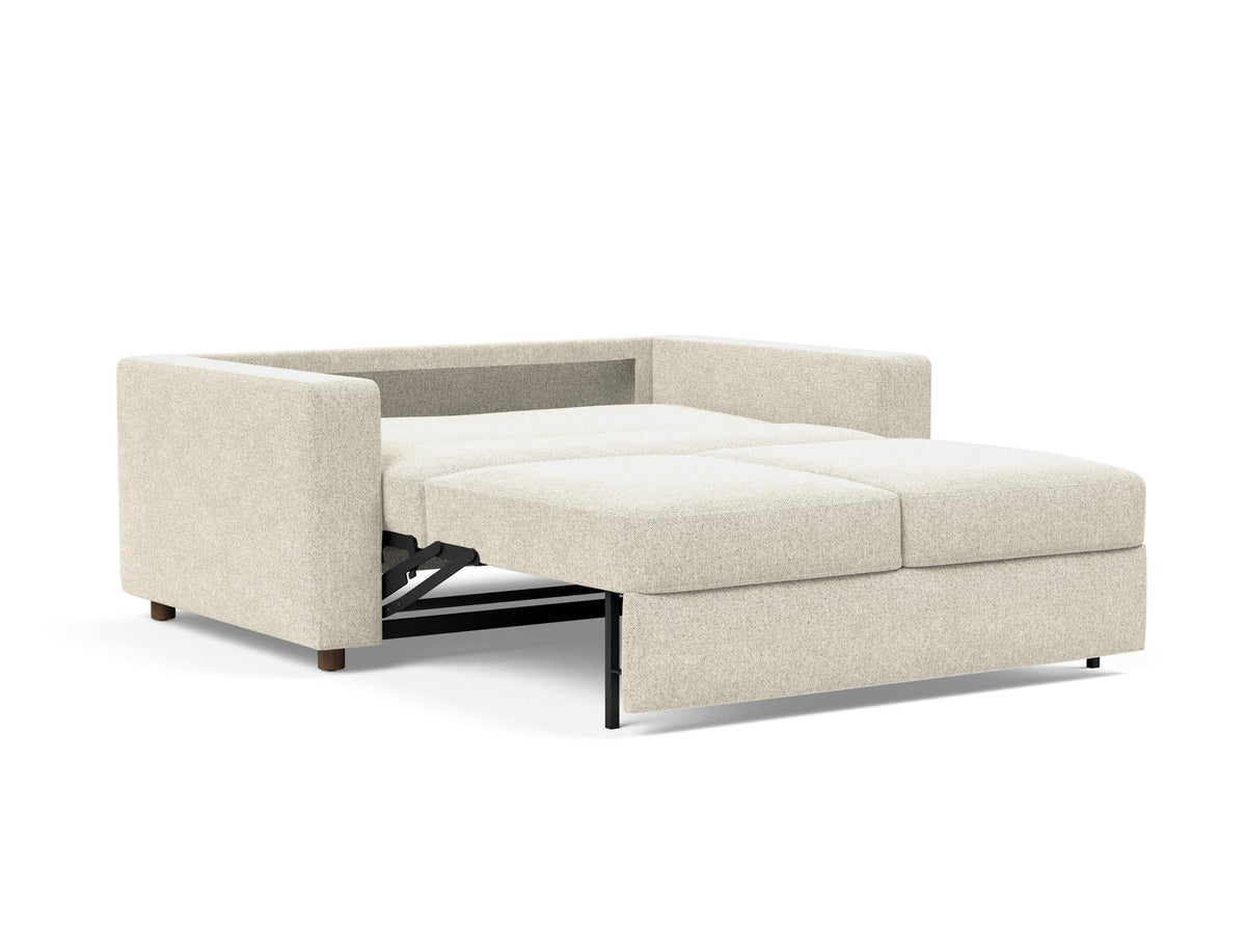 Neah 140 Schlafsofa mit Standard Armlehnen in 357 Taura Off White präsentiert im Onlineshop von KAQTU Design AG. Bettsofa ist von Innovation Living
