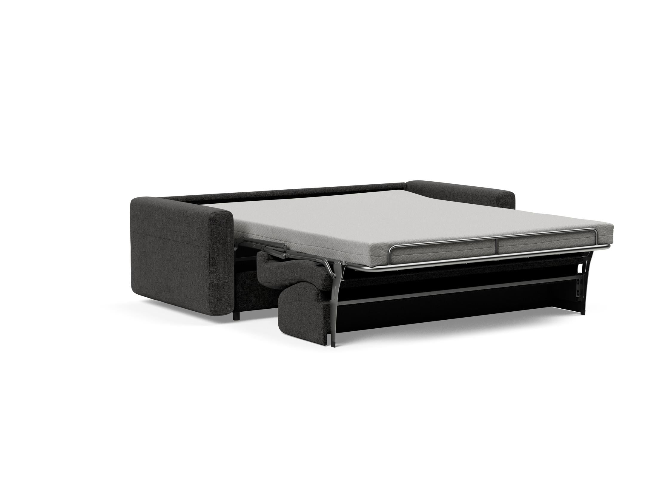 Entdecken Sie das Killian Klappsofa 160 von Innovation Living: stilvolles Design, flexible Nutzung und zwei Komfortstufen für erholsame Nächte.