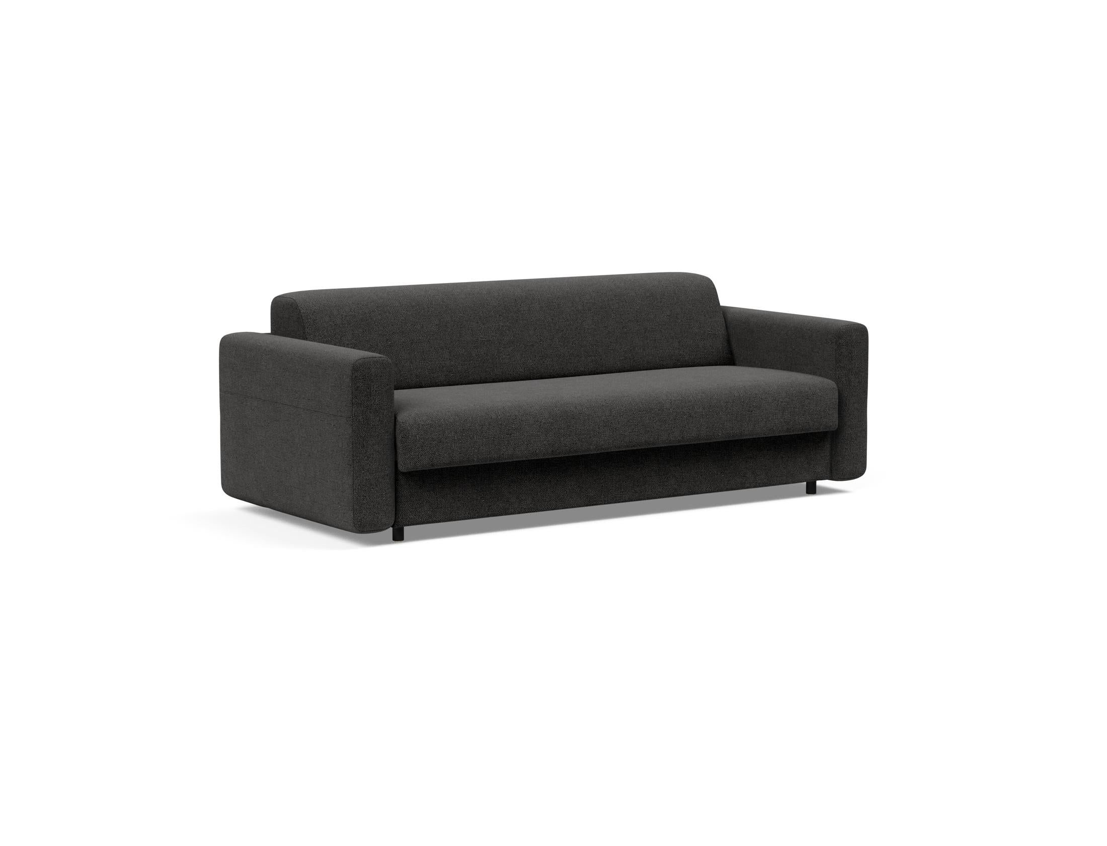Entdecken Sie das Killian Klappsofa 160 von Innovation Living: Elegantes Design trifft auf eine komfortable Federkernmatratze für besten Schlafkomfort.