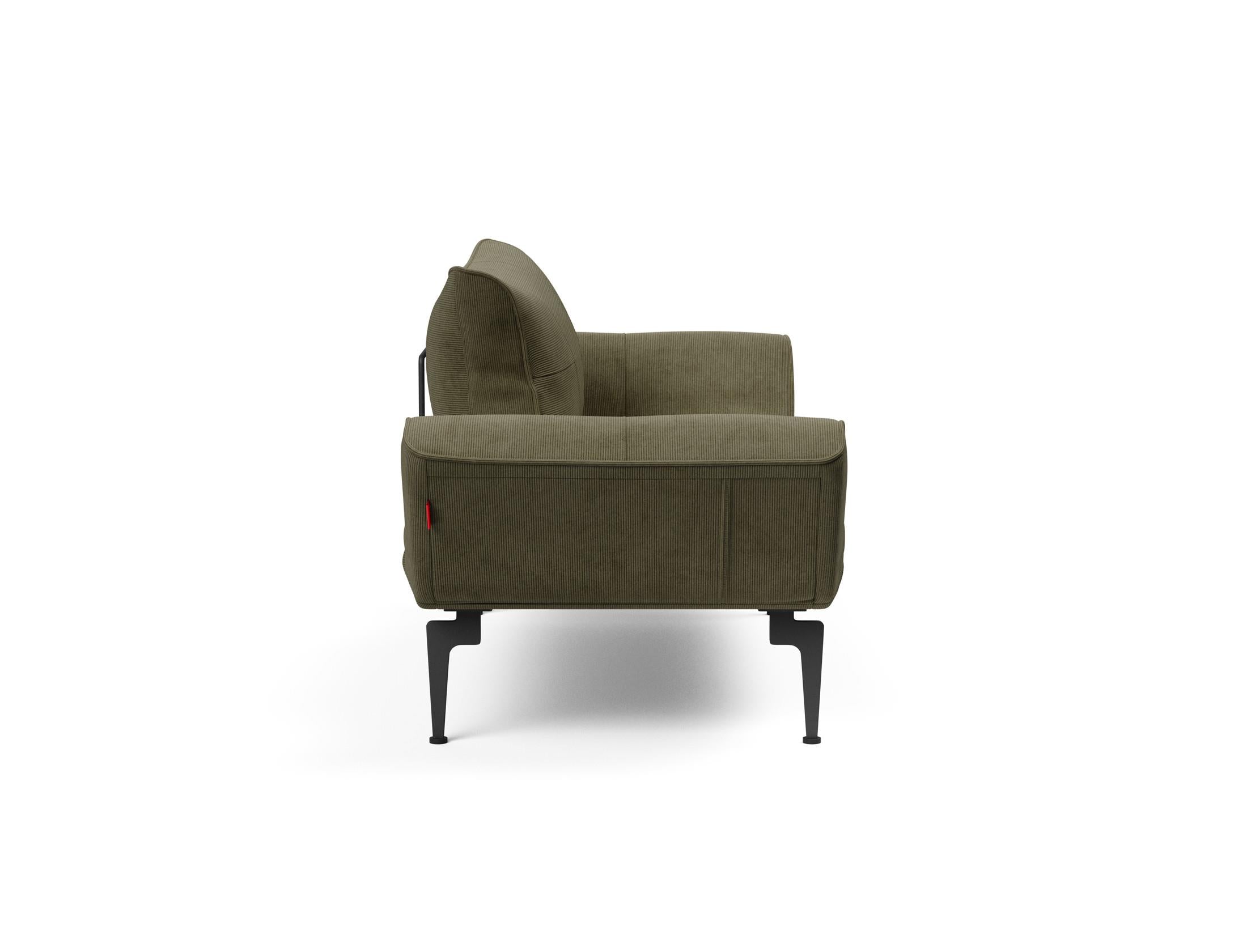 Erleben Sie das Zeal Klappsofa 70 Laser von Innovation Living – eine elegante Lösung für platzsparendes Wohnen und komfortable Übernachtungen.