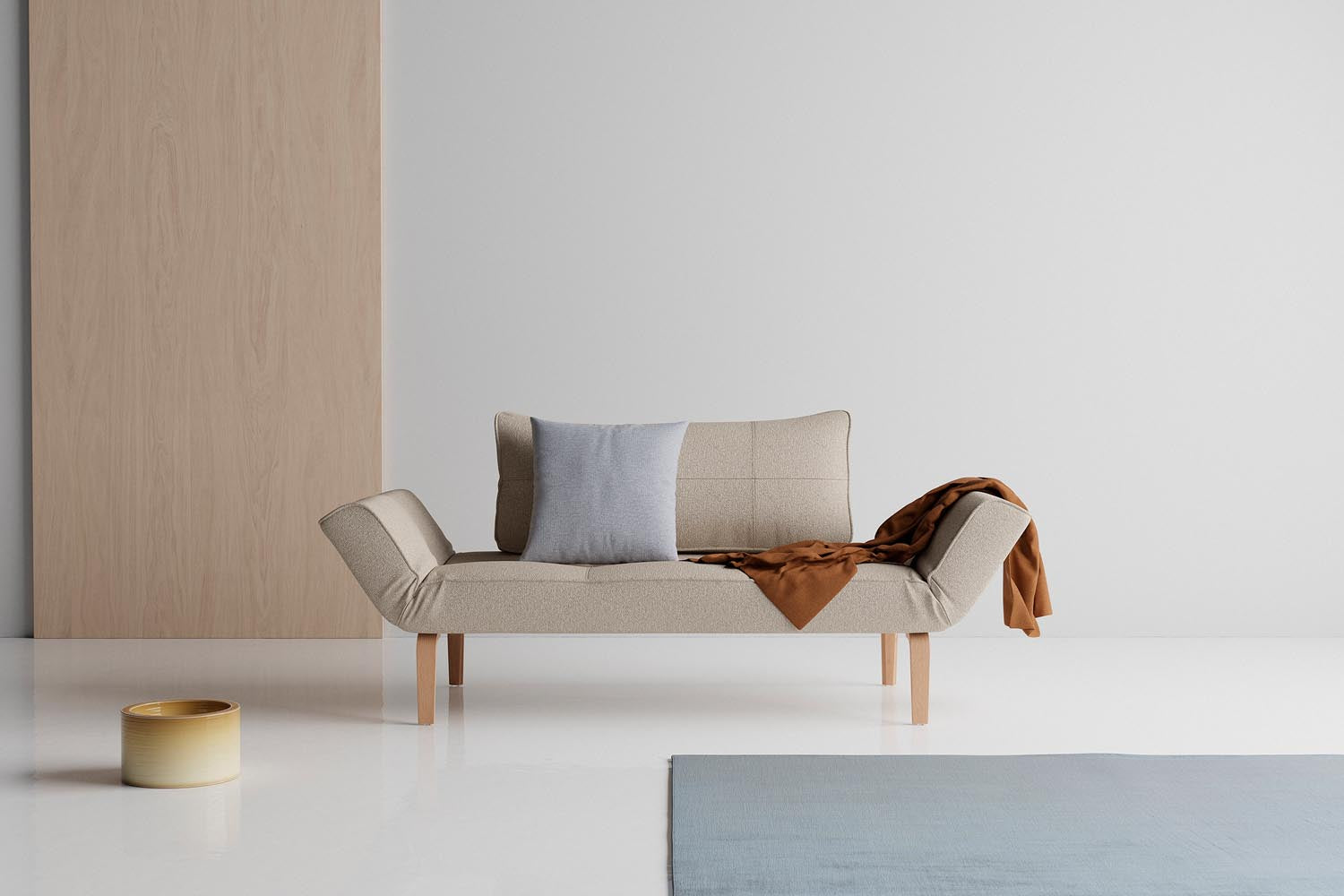 Erleben Sie das Zeal Klappsofa 70 Bow von Innovation Living – ein elegantes, flexibles Möbelstück, das Komfort und Stil vereint.