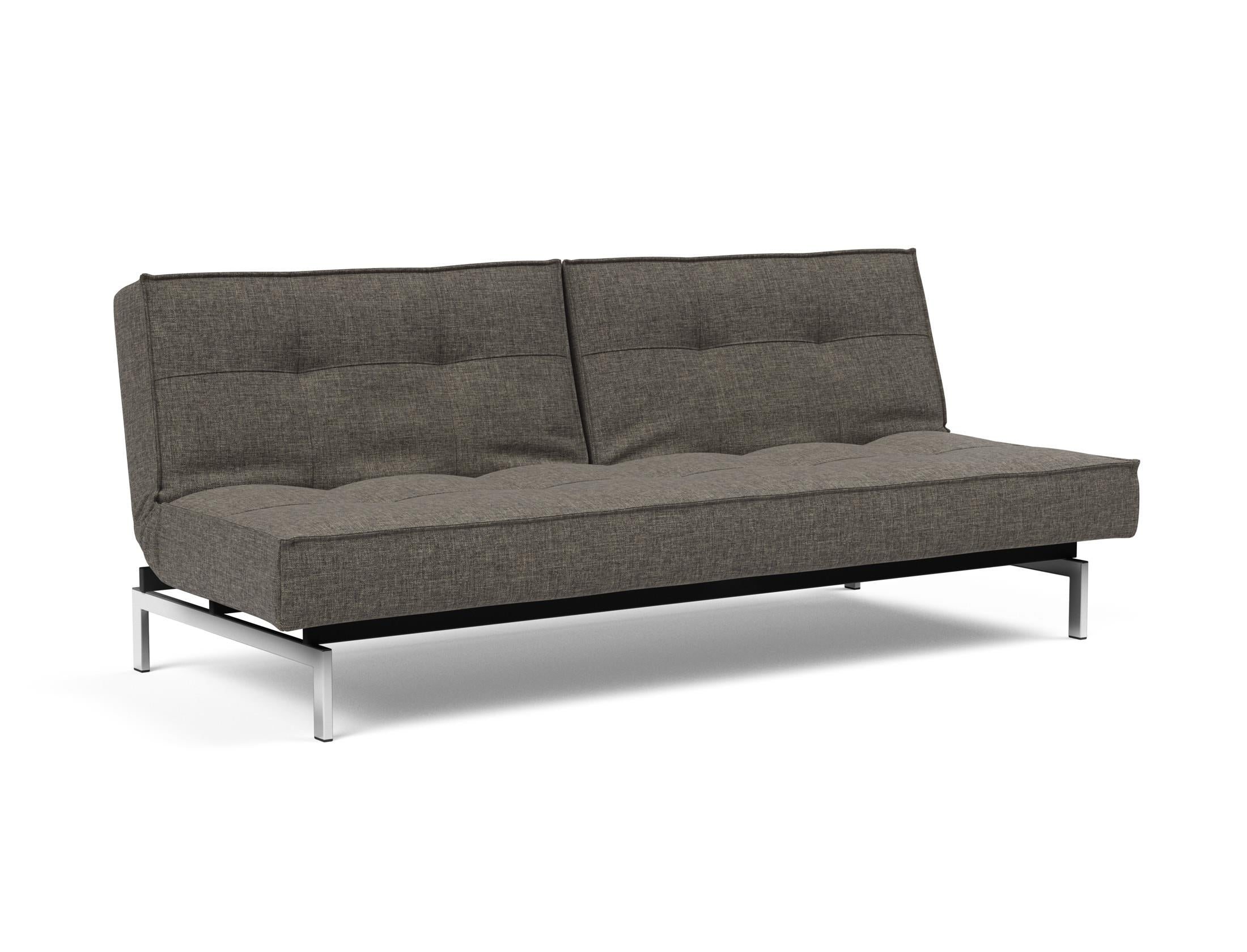 Entdecken Sie das stilvolle Splitback Sofabett 115 Chrom von Innovation Living – perfekt für zeitgemäße Wohnkonzepte und erholsame Nächte.