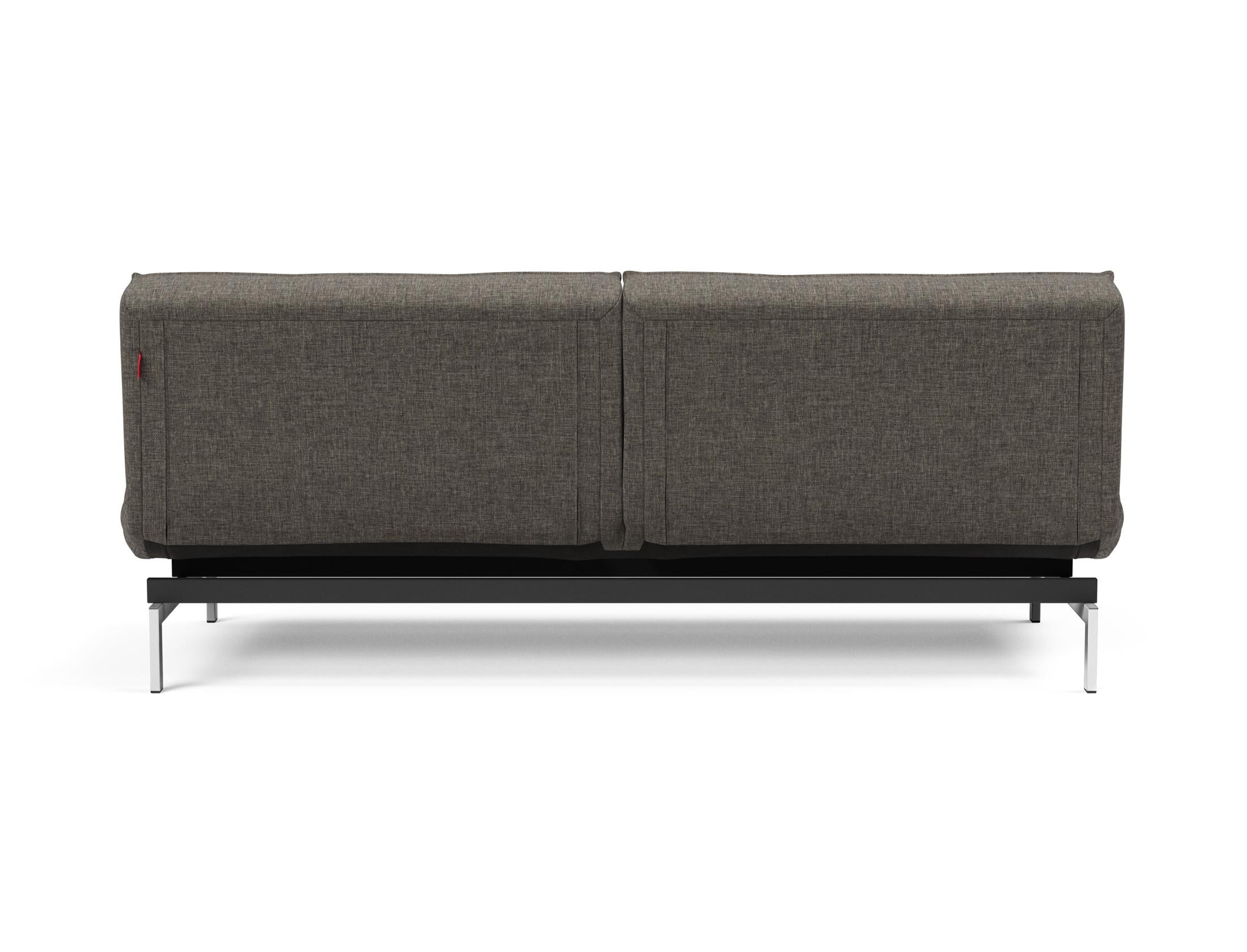 Entdecken Sie das stilvolle Splitback Sofabett 115 Chrom von Innovation Living – perfekt für zeitgemäße Wohnkonzepte und erholsame Nächte.