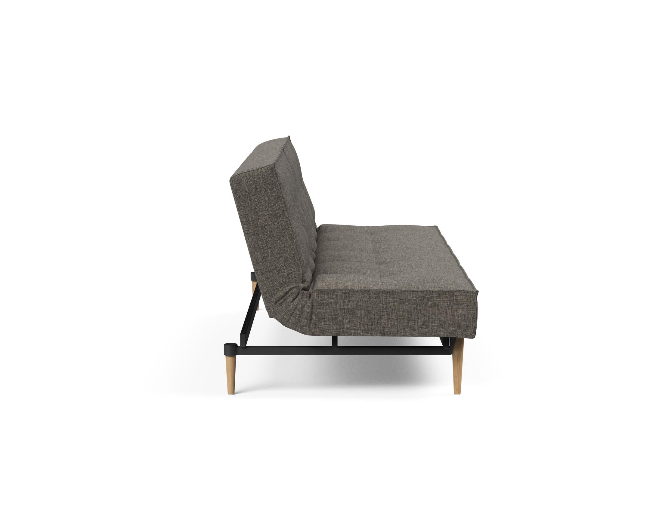 Erleben Sie das stilvolle Splitback Sofabett 115 Styletto von Innovation Living – ideal für flexible Wohnlösungen und zeitgemäßes Design.