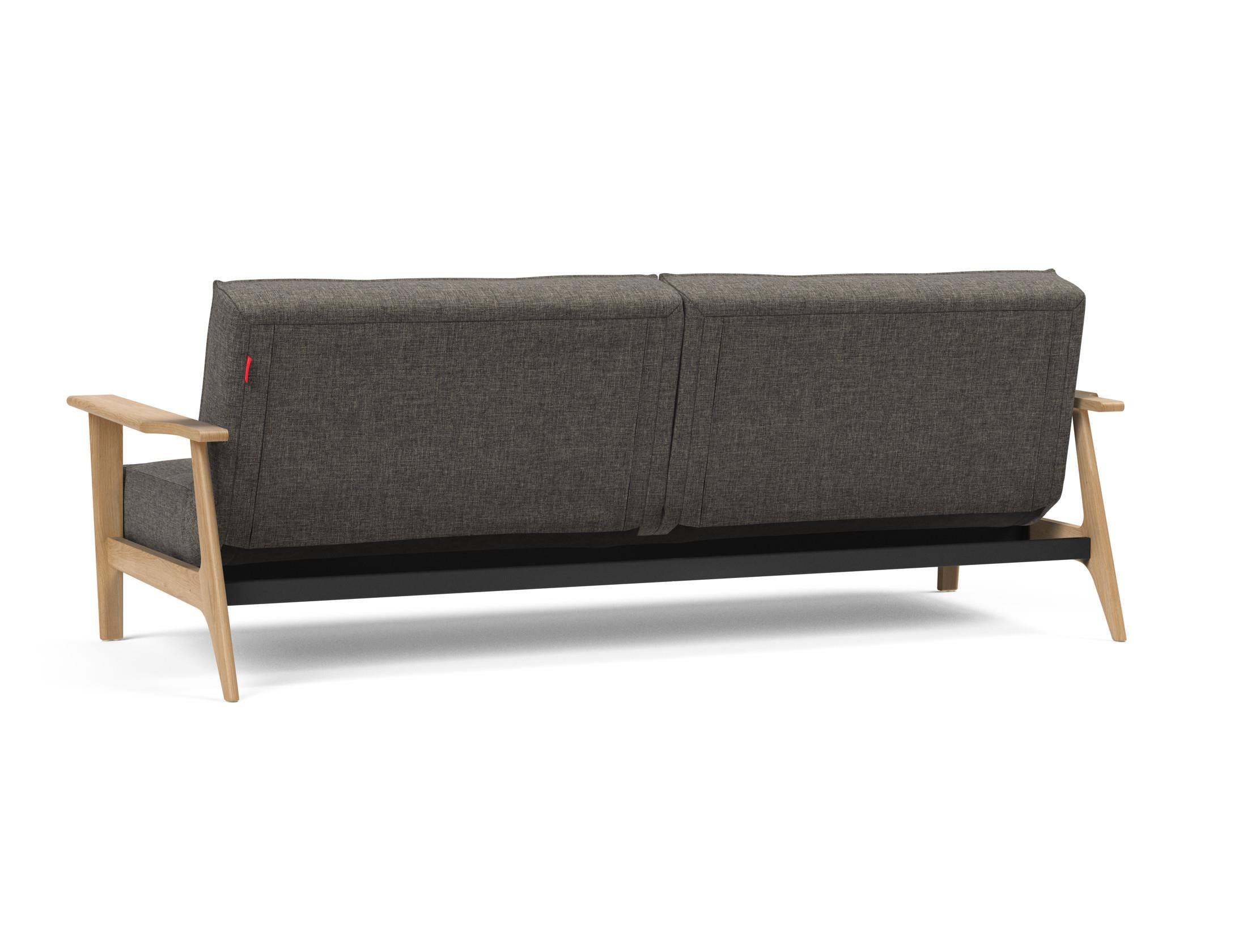 Erleben Sie das stilvolle Splitback Sofabett 115 Frej von Innovation Living – ideal für platzsparende Lösungen und zeitgemäße Einrichtung.